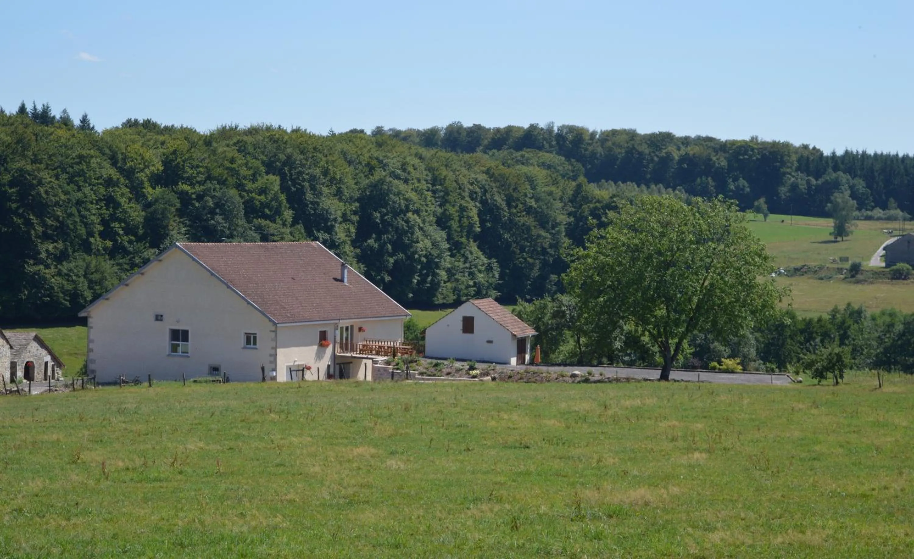 Bird's eye view in Chambres et table d'hôtes La Trottelée