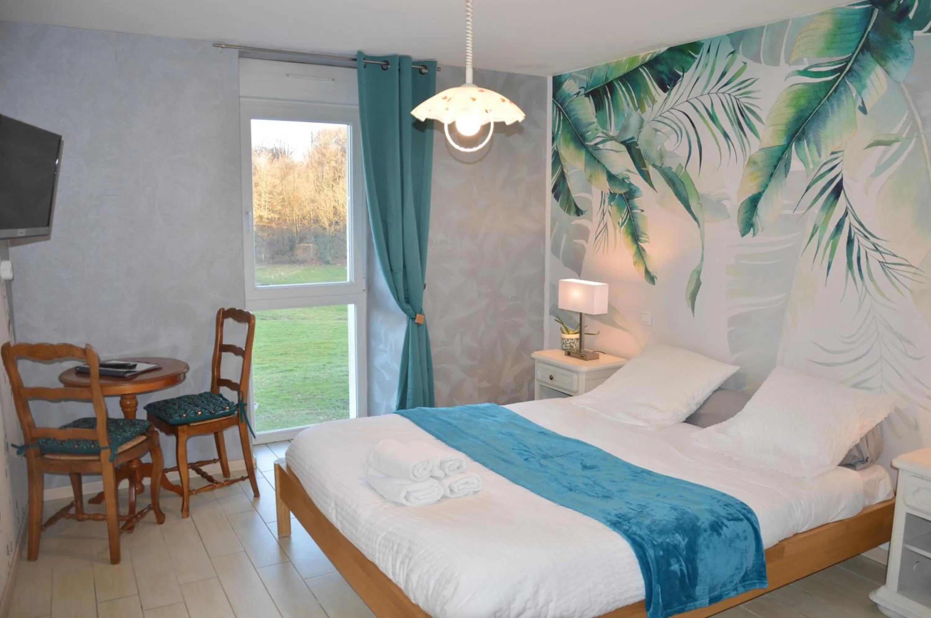 Bed in Chambres et table d'hôtes La Trottelée