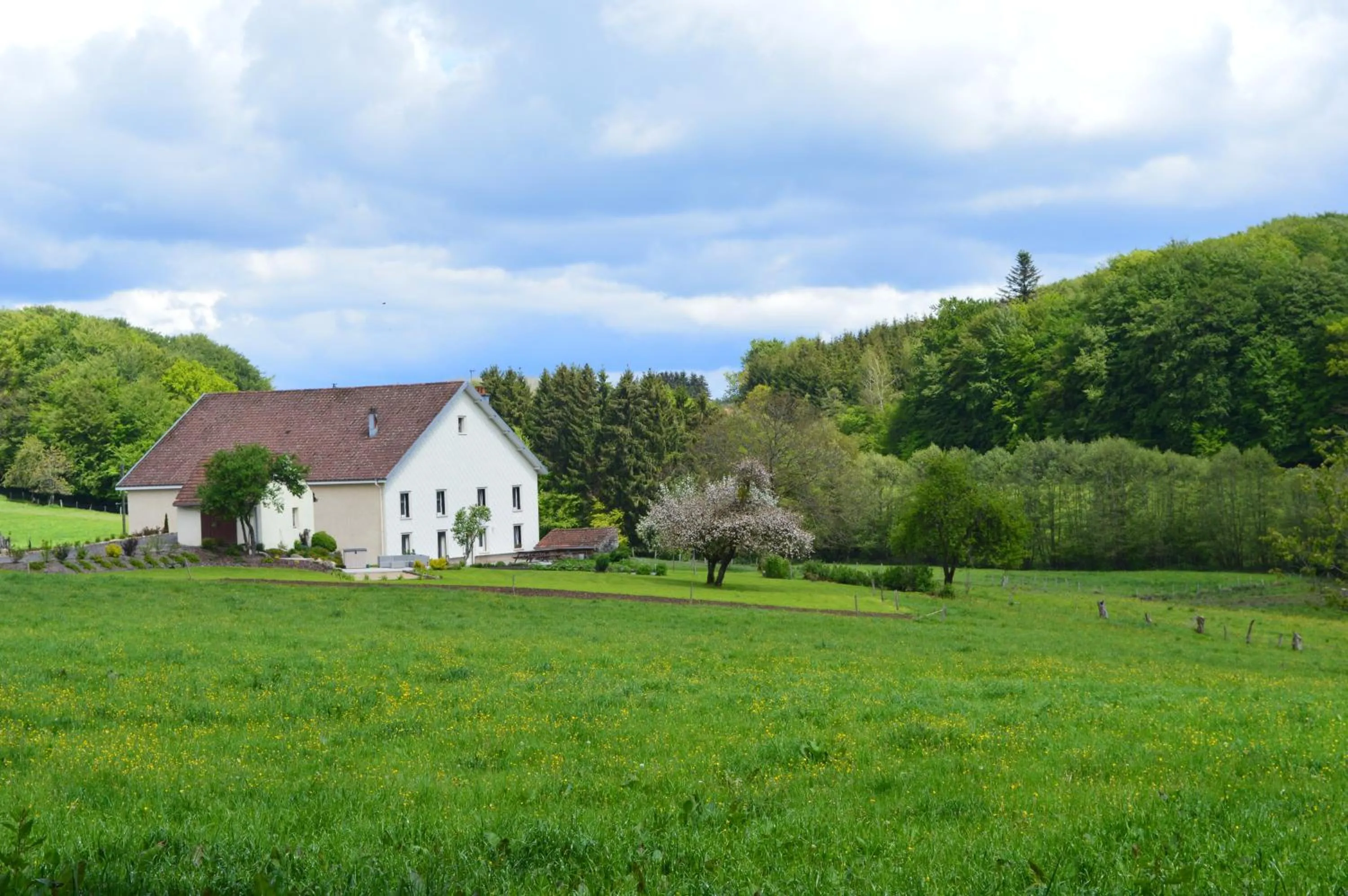 Bird's eye view in Chambres et table d'hôtes La Trottelée