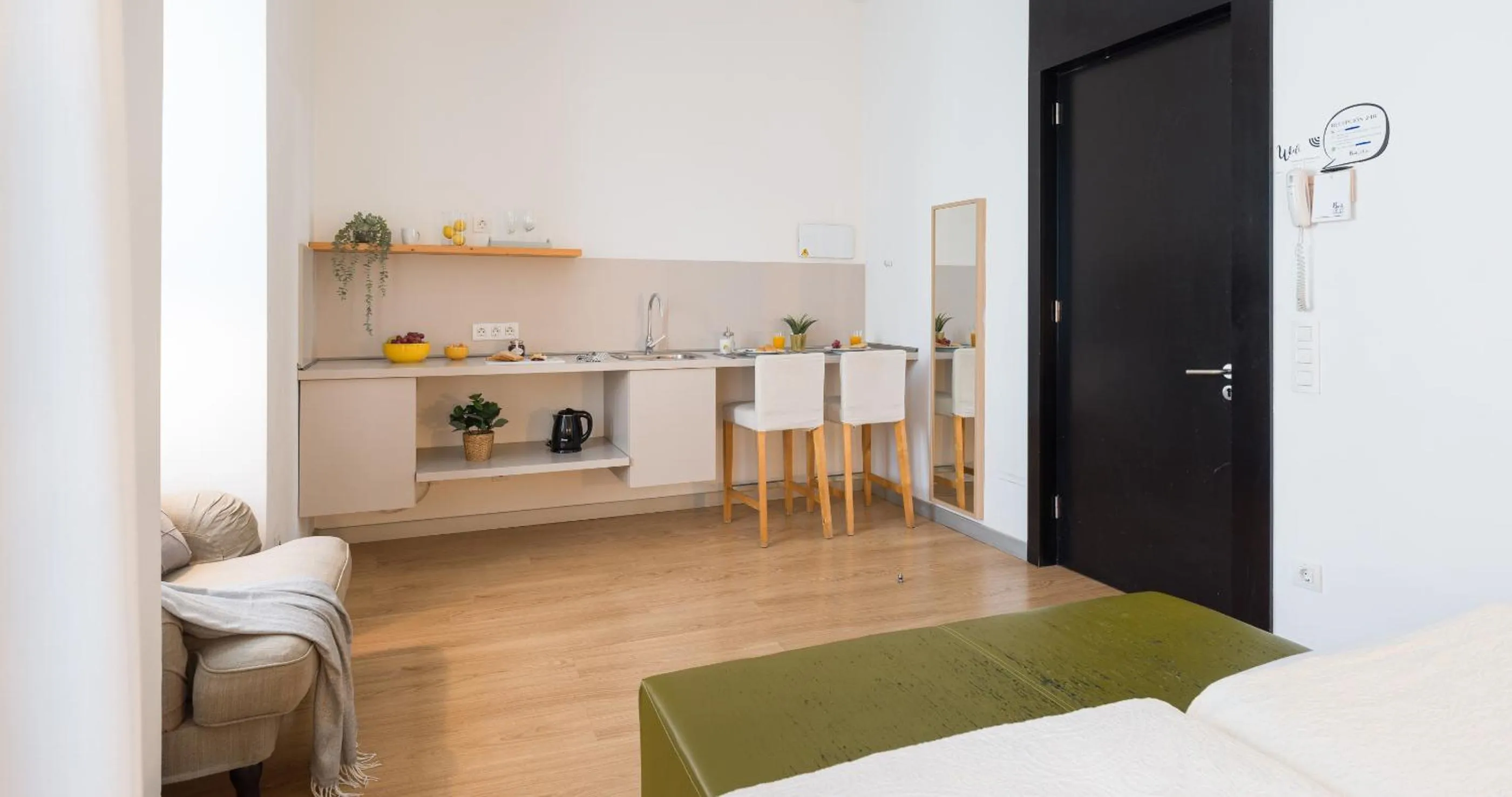 Kitchen or kitchenette in Hotel Catalina