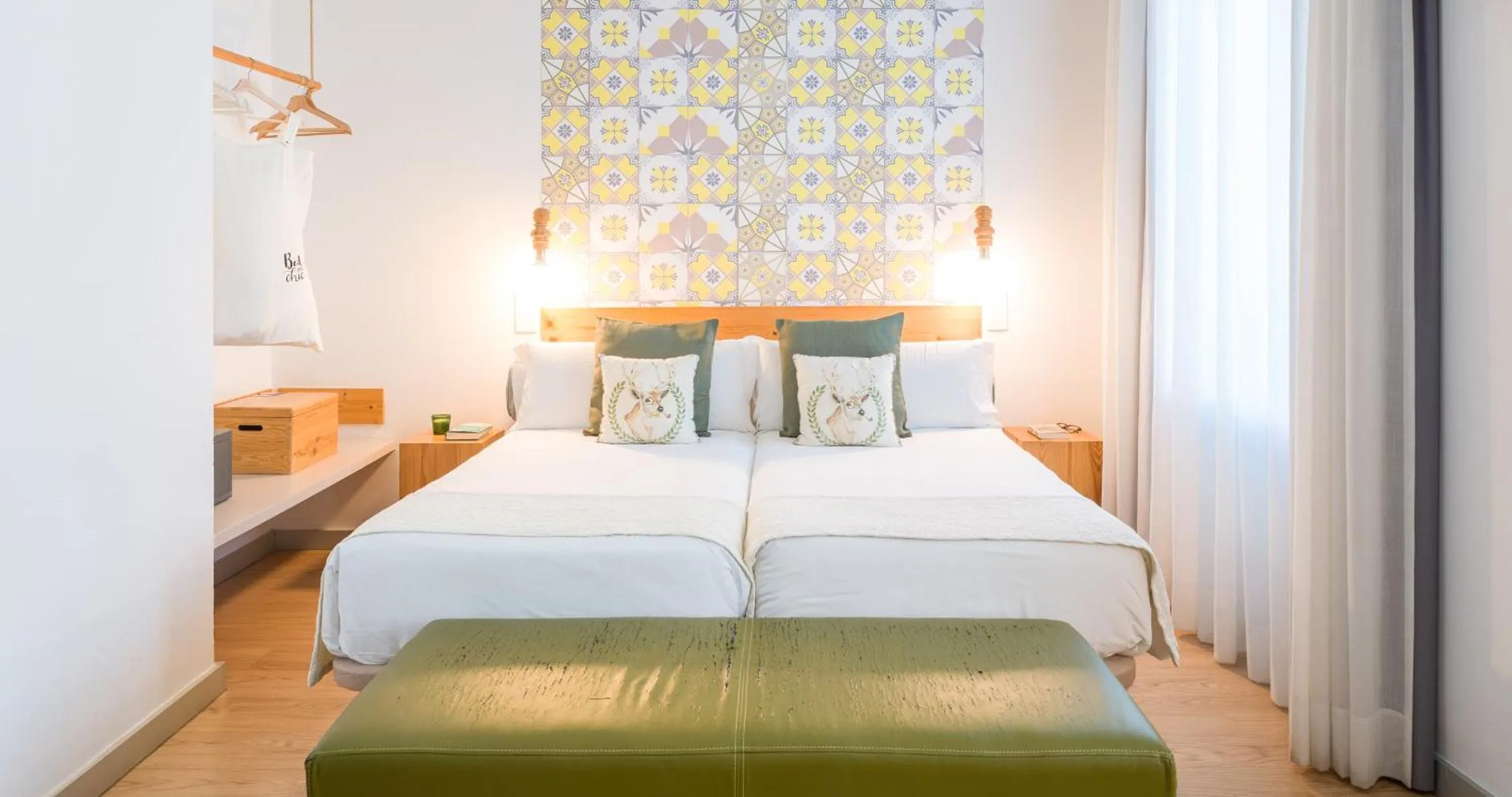 Bed in Hotel Catalina