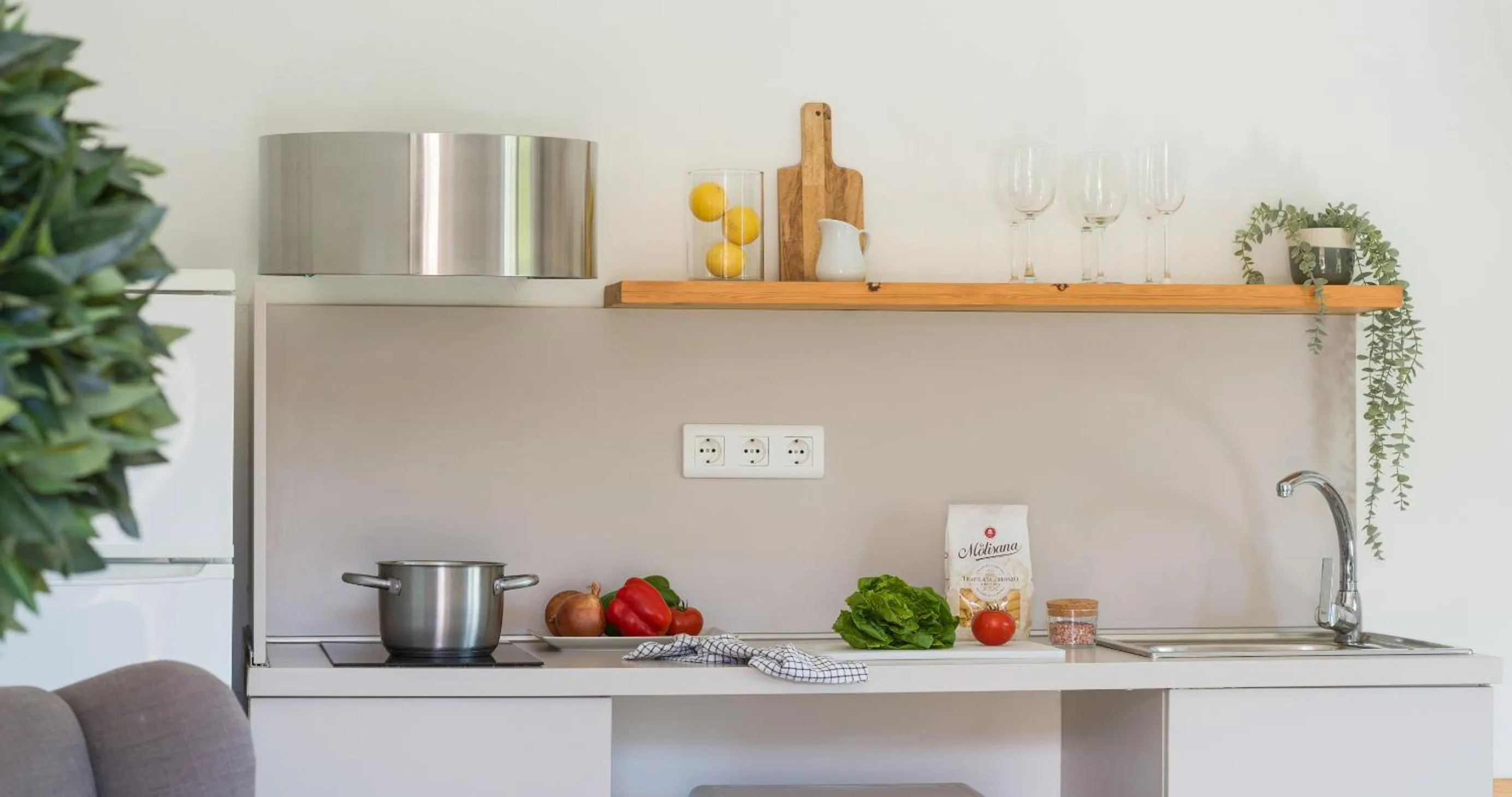 kitchen in Hotel Catalina