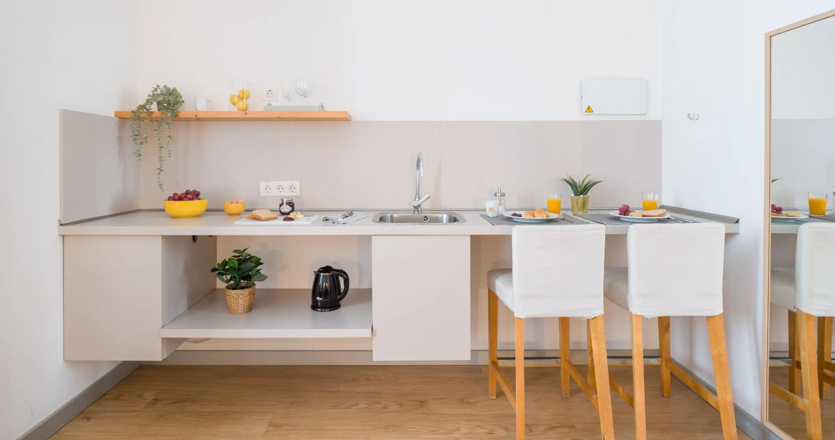 Kitchen or kitchenette in Hotel Catalina