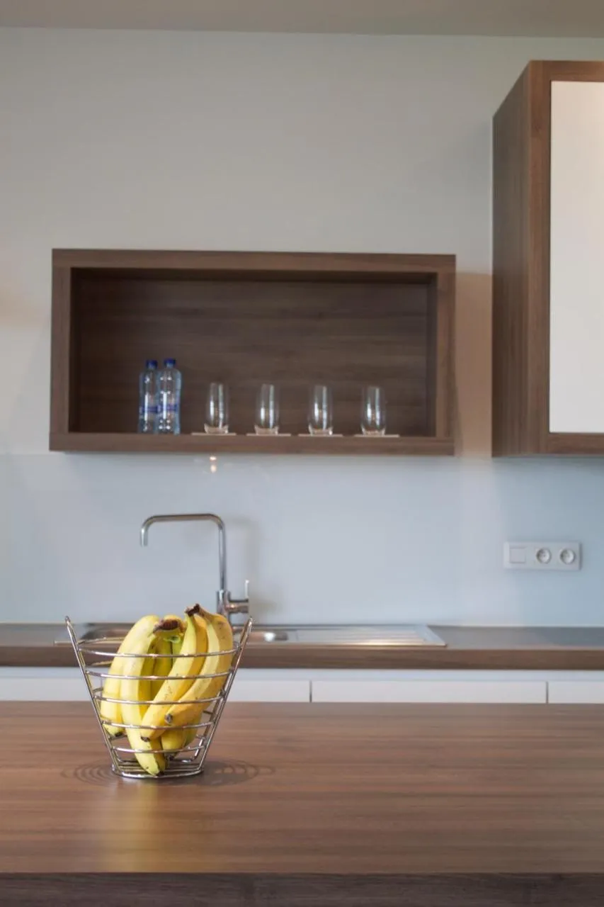 Kitchen or kitchenette in Blue Woods Hotel - Deerlijk