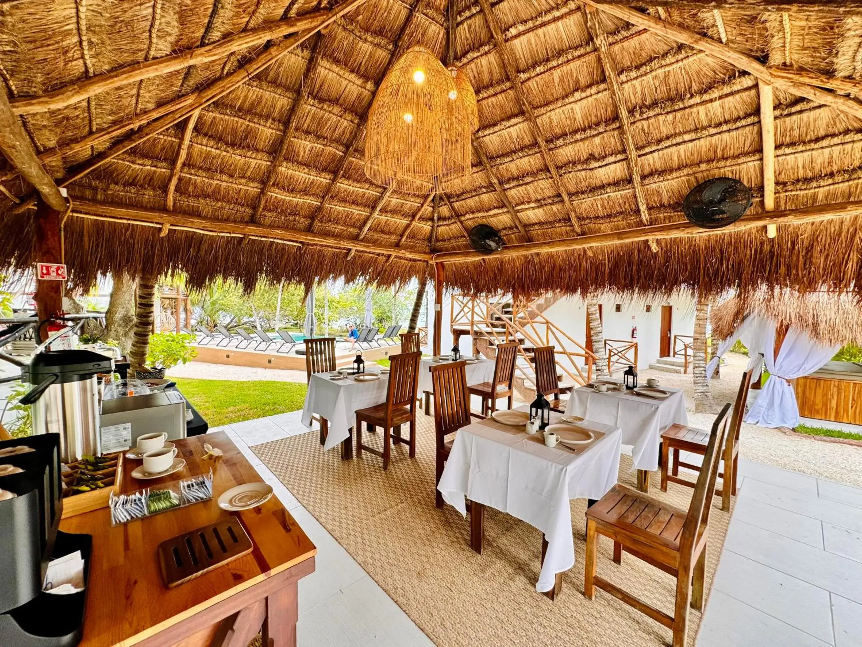 Restaurant/places to eat in Azulea Bacalar Hotel & Spa - Lagoon Front Restaurant/places to eat in Azulea Bacalar Hotel & Spa - Lagoon Front