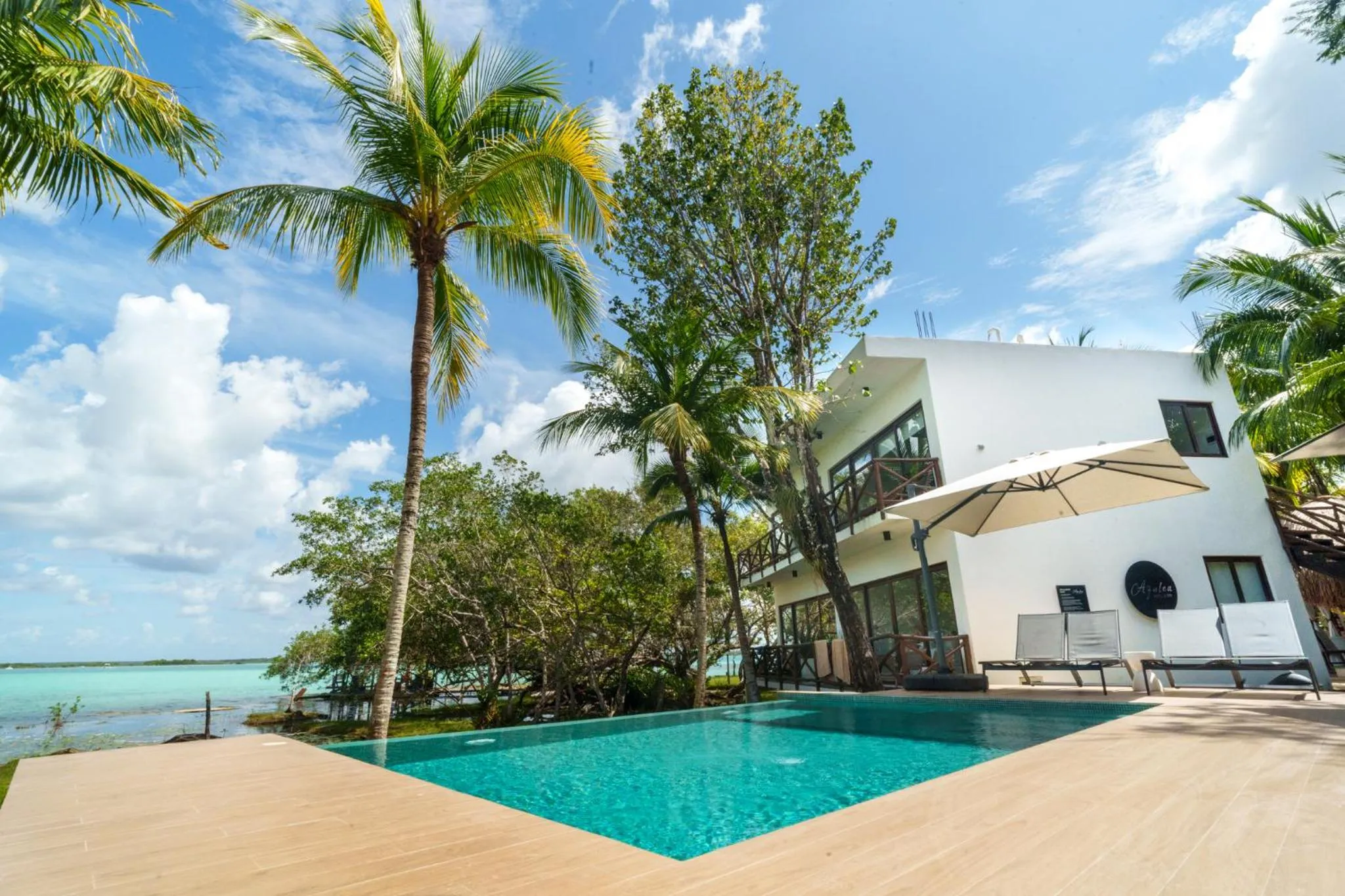 Pool view in Azulea Bacalar Hotel & Spa - Lagoon Front