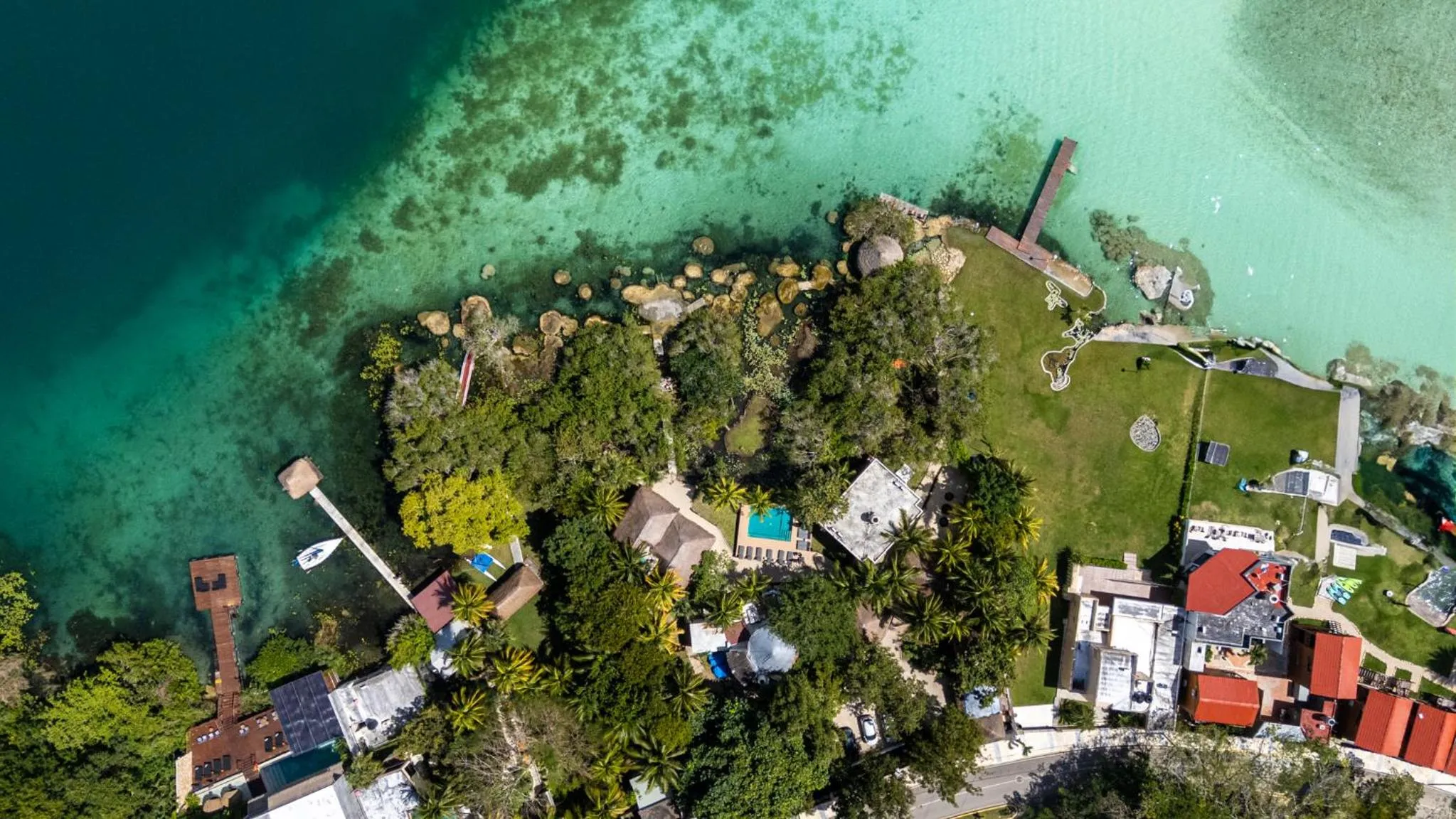 Property building in Azulea Bacalar Hotel & Spa - Lagoon Front