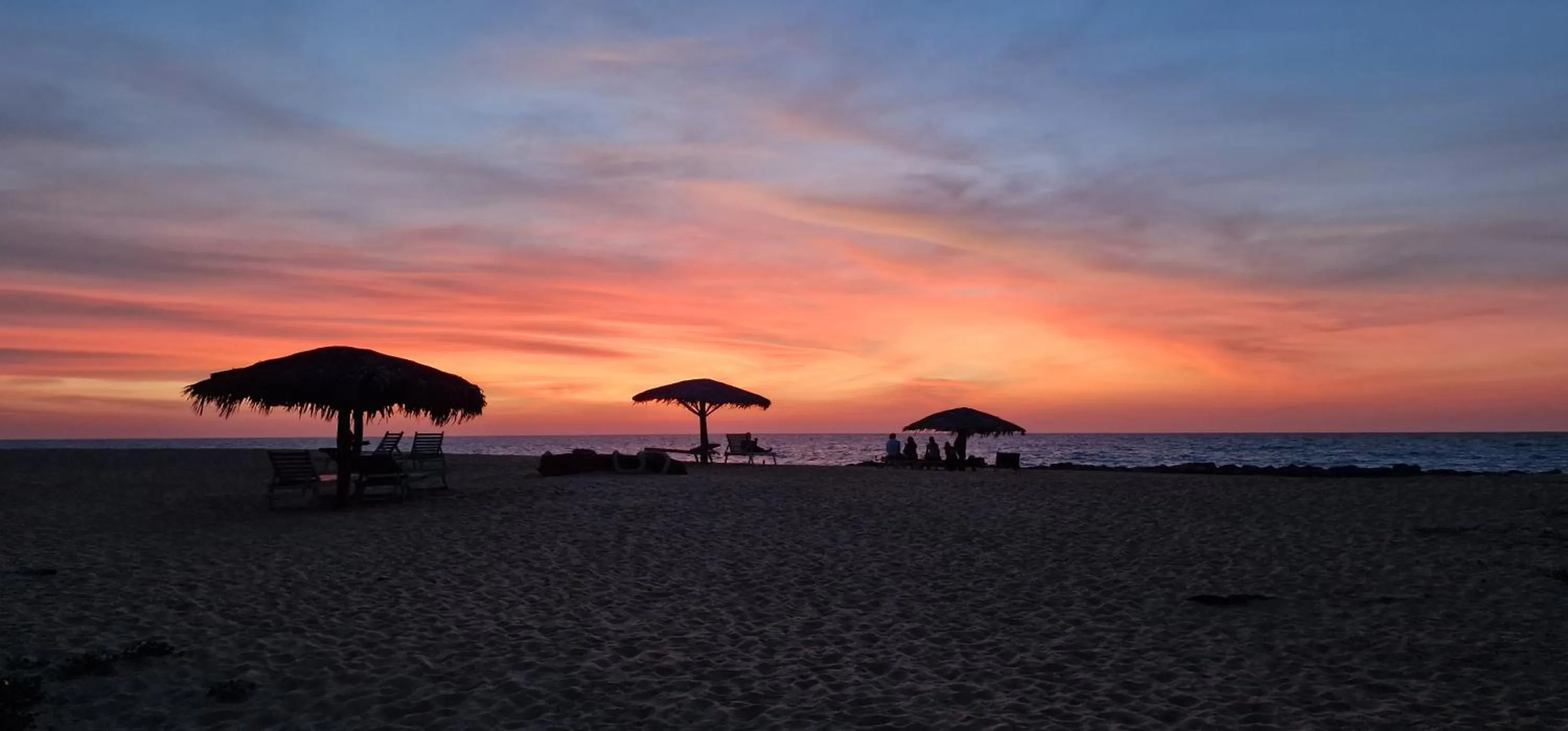 Sunset in Elements Beach & Nature Resort