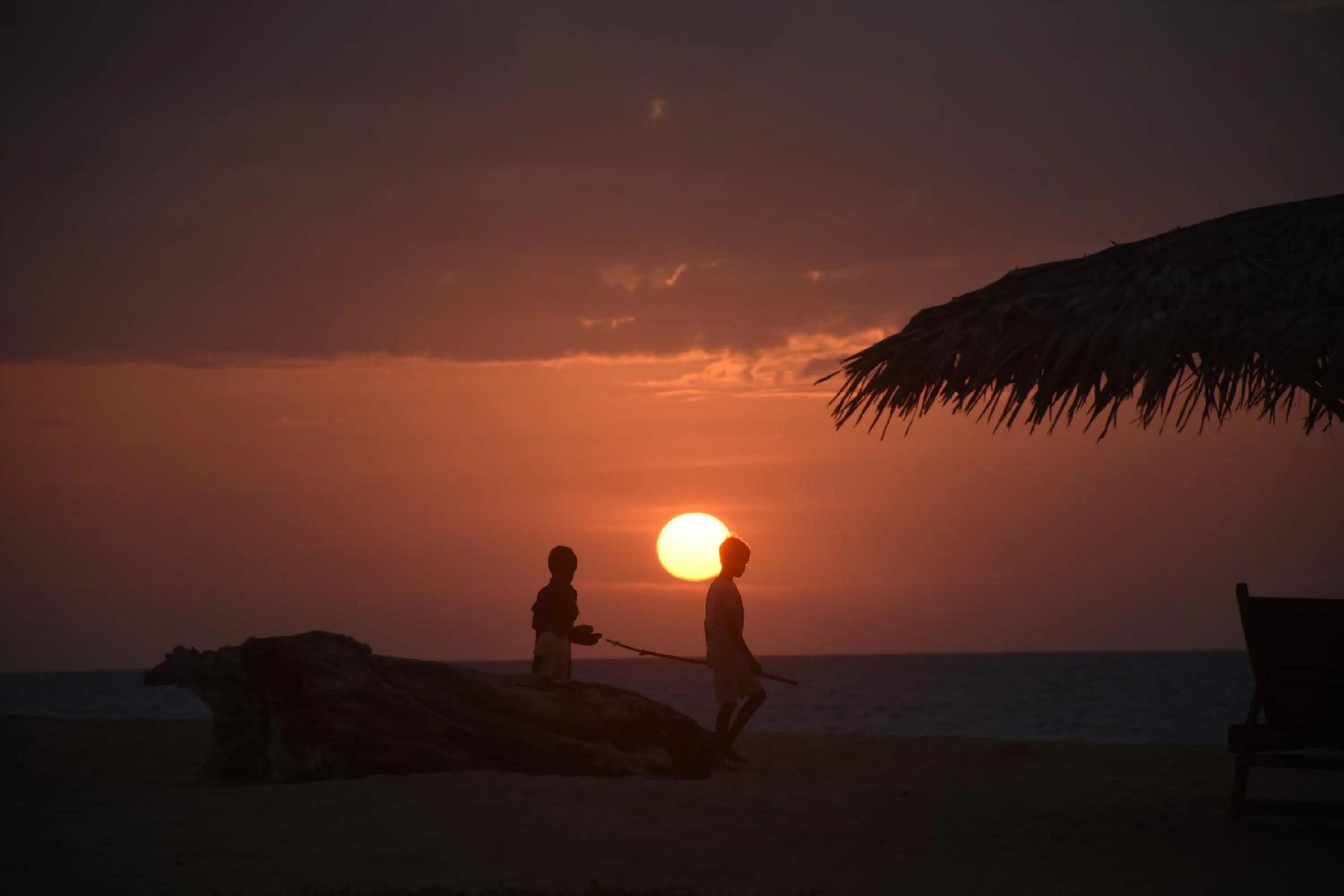 Sunset in Elements Beach & Nature Resort