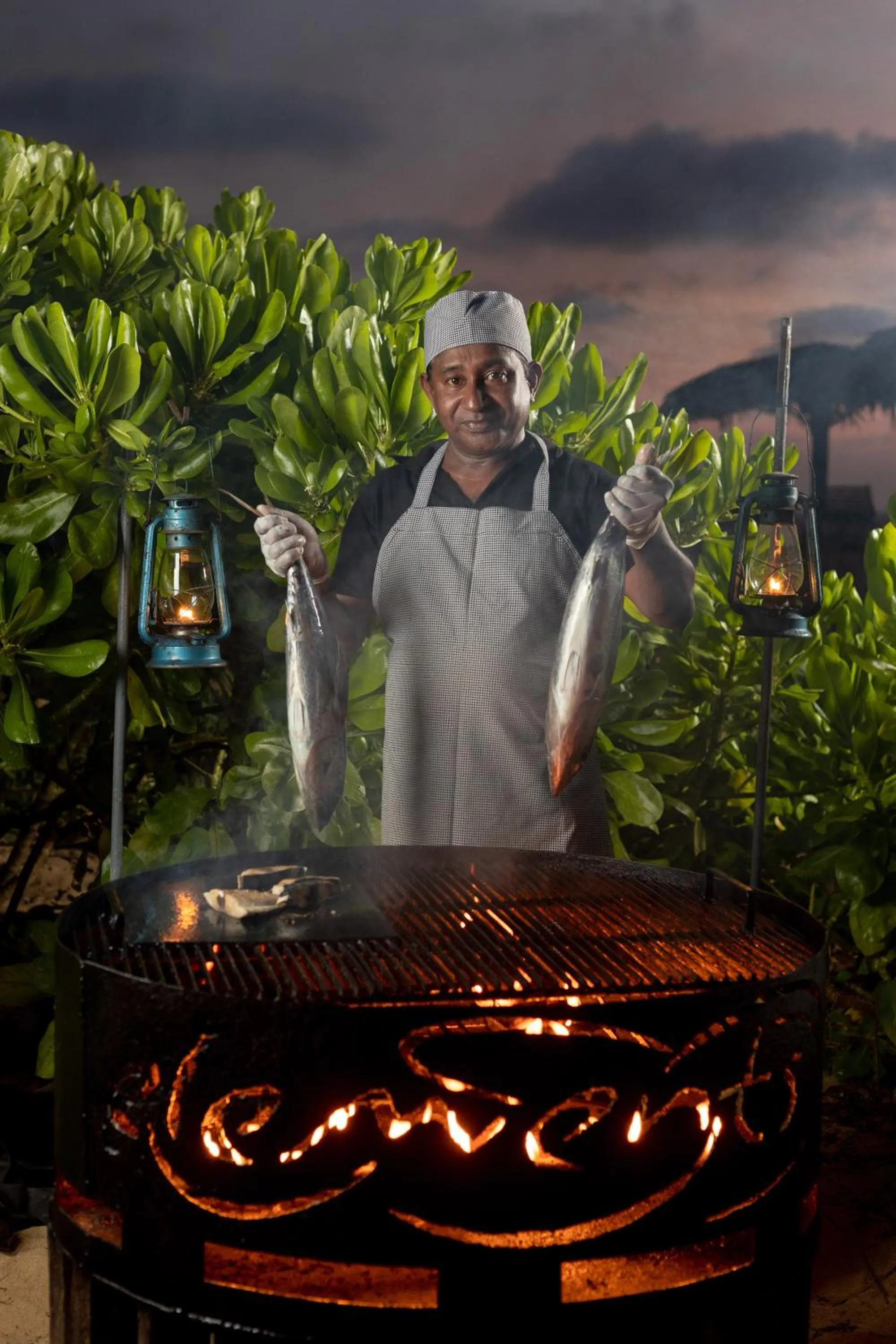 BBQ facilities in Elements Beach & Nature Resort