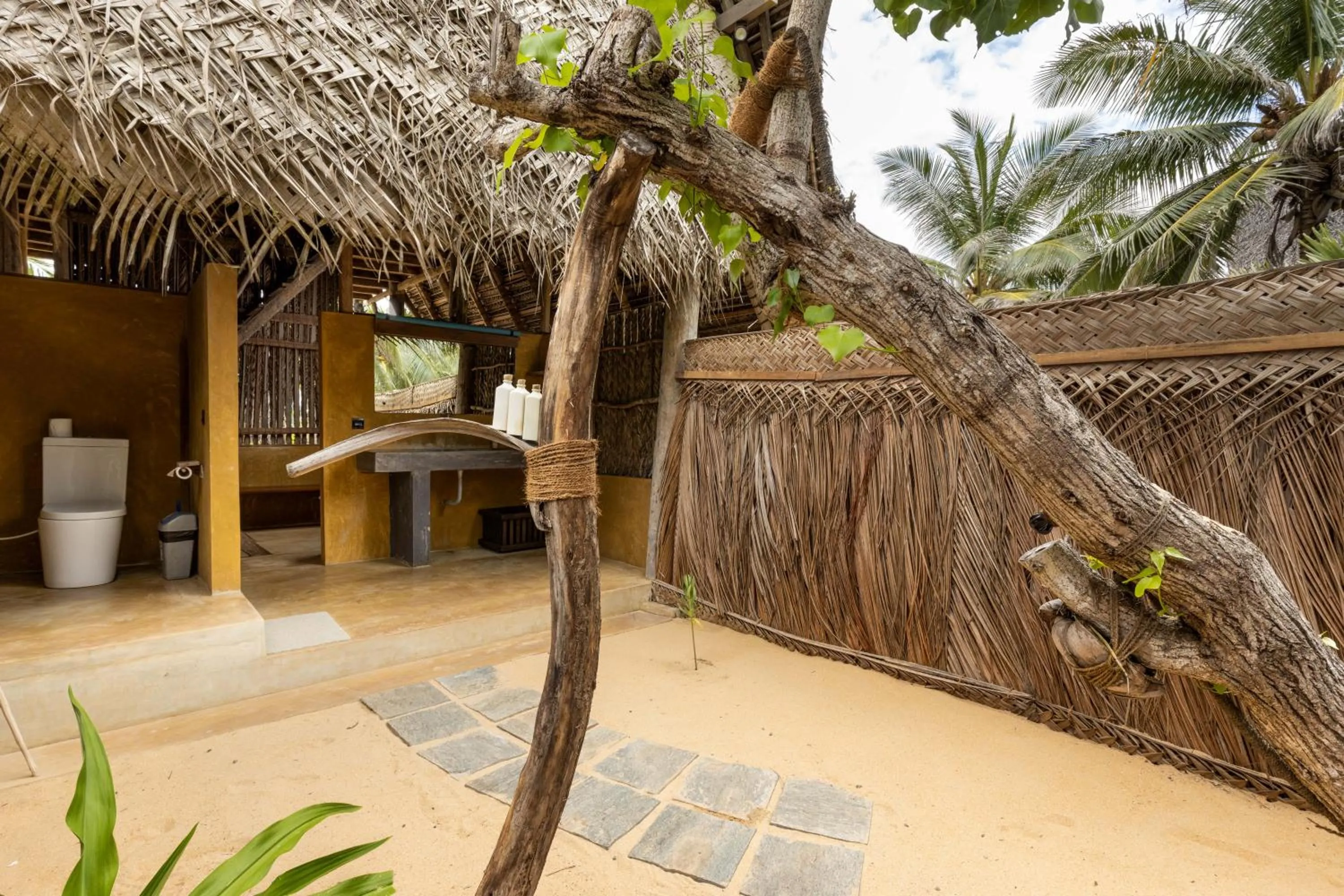 Shower in Elements Beach & Nature Resort