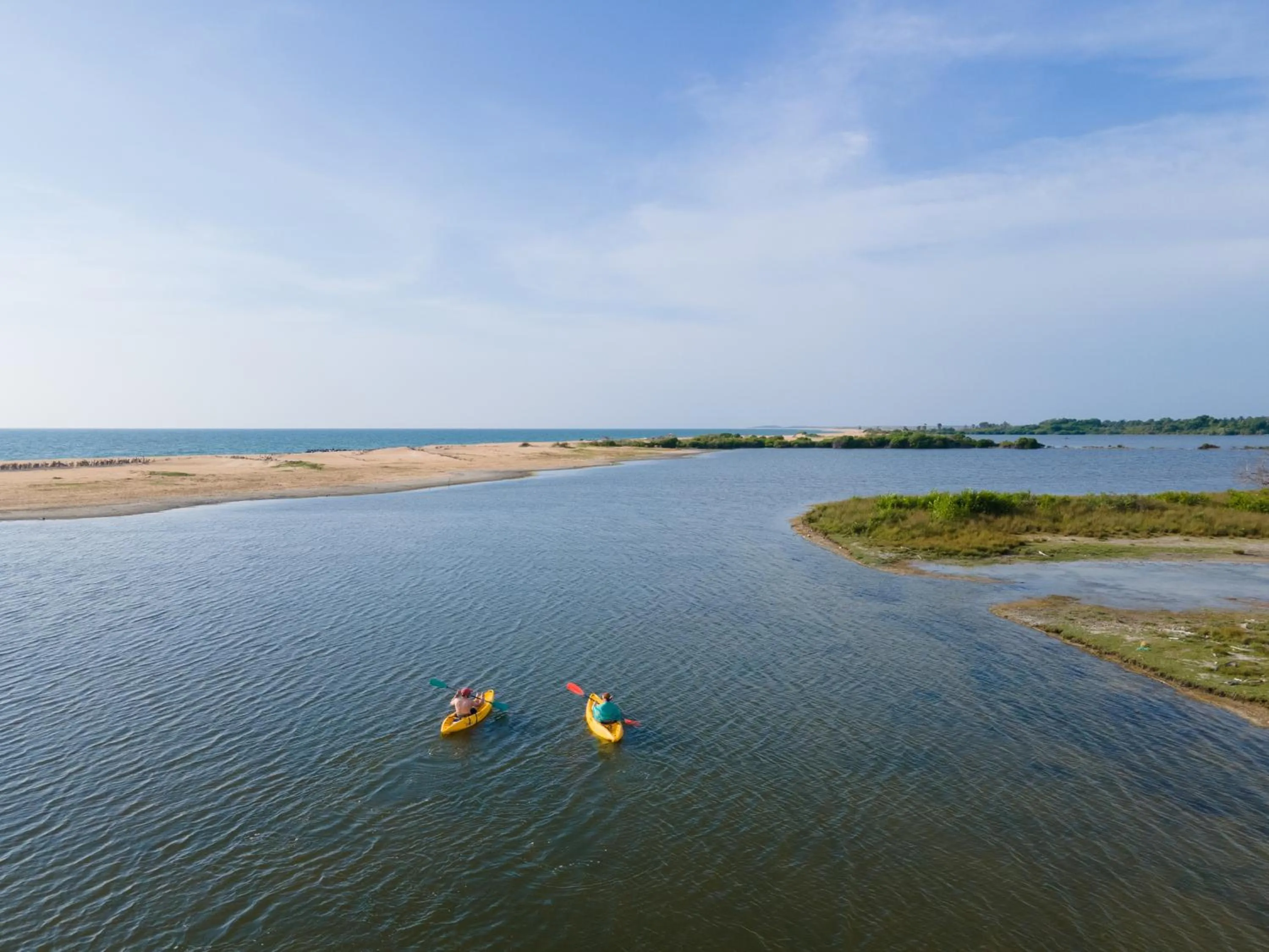 Canoeing in Elements Beach & Nature Resort