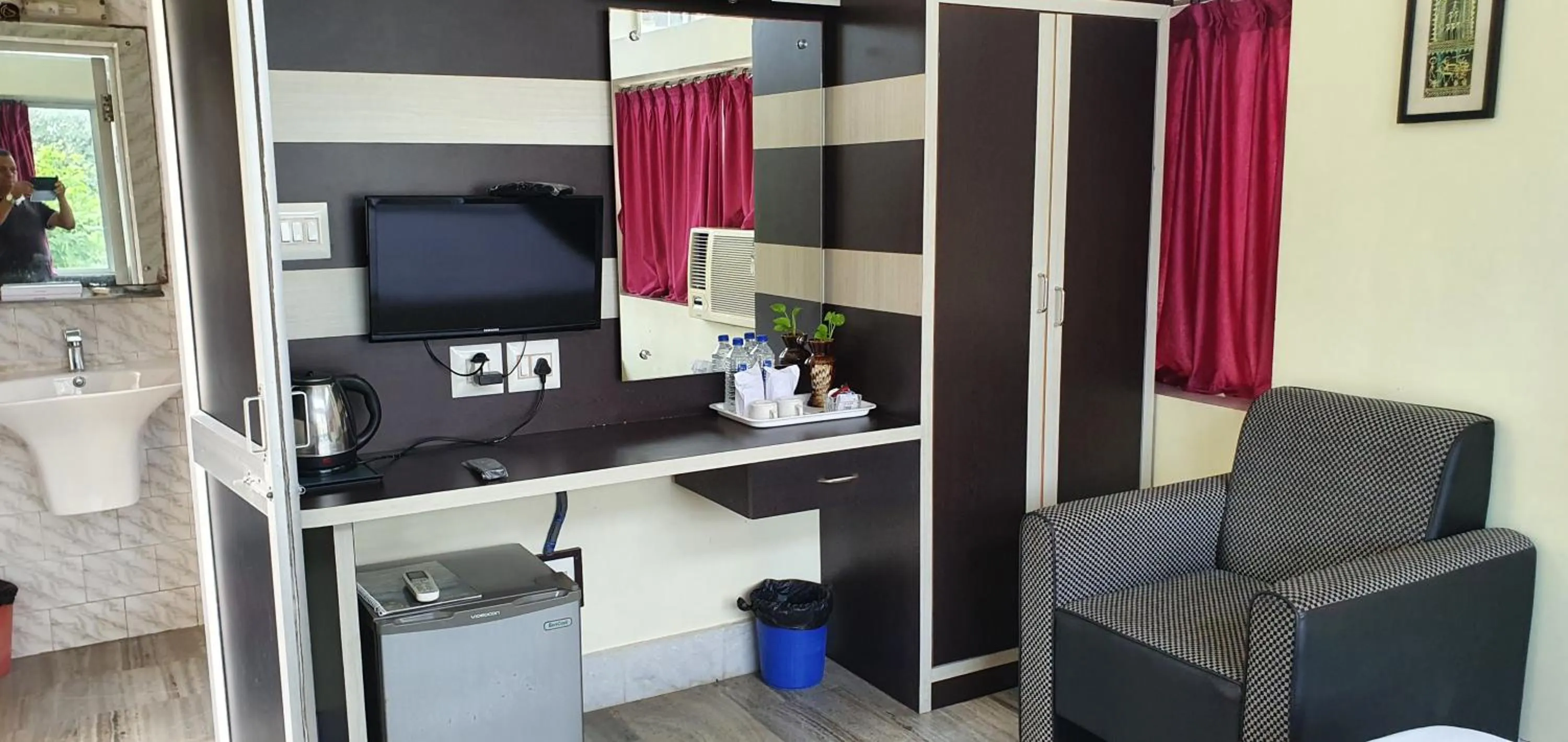 Living room in Hotel Gandhara