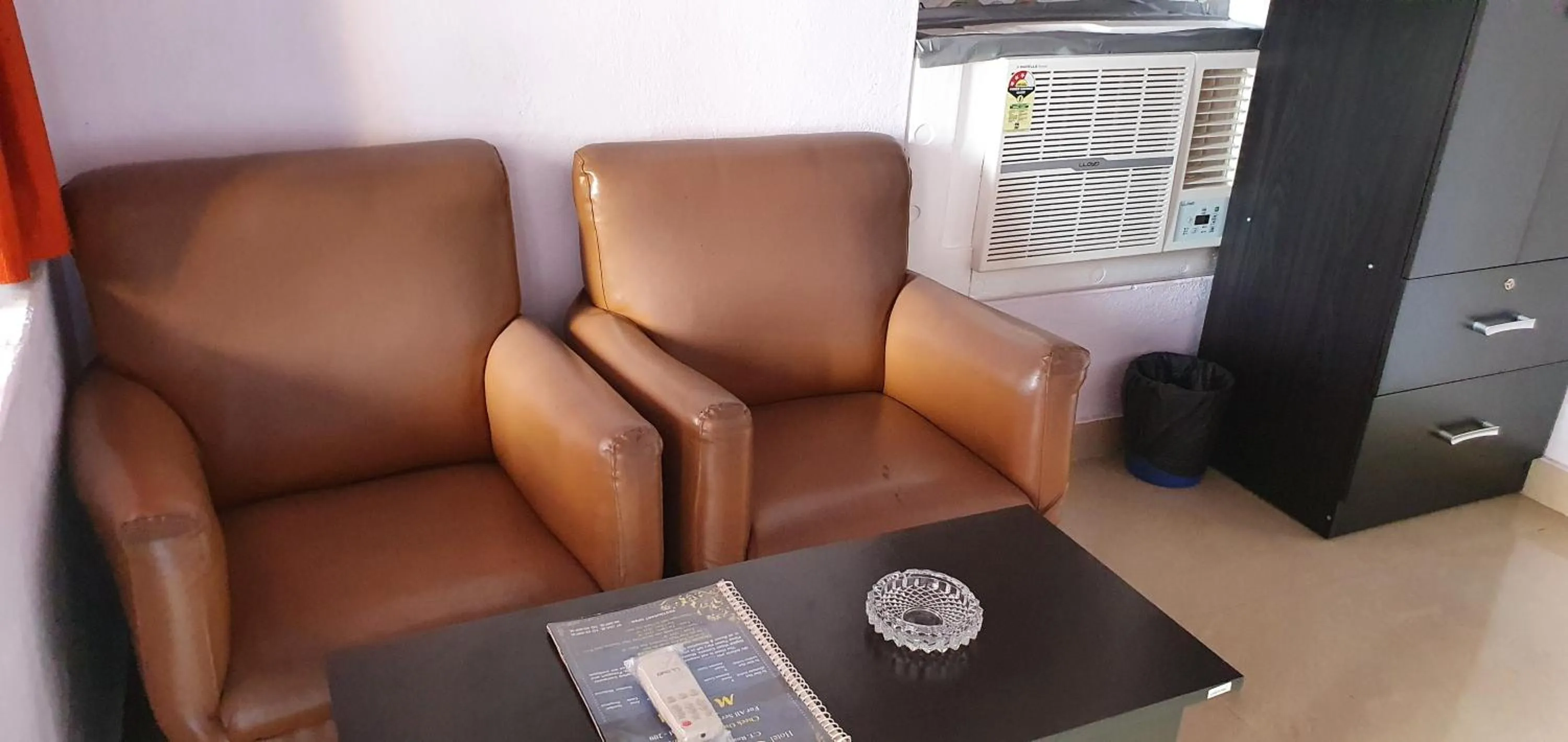 Seating area in Hotel Gandhara