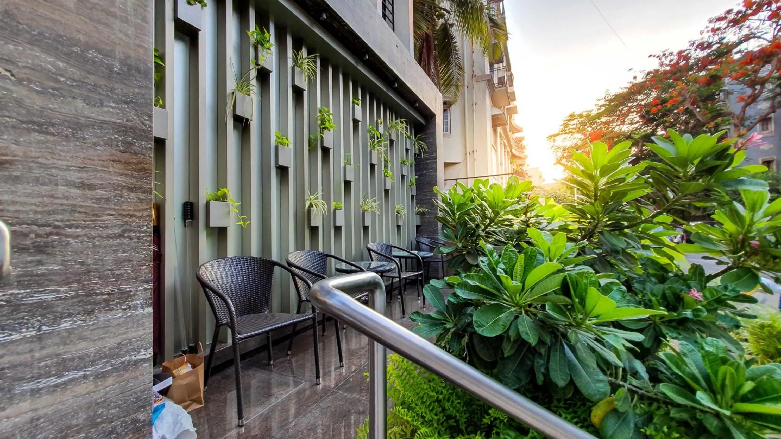 Seating area in Hotel Godwin - Colaba