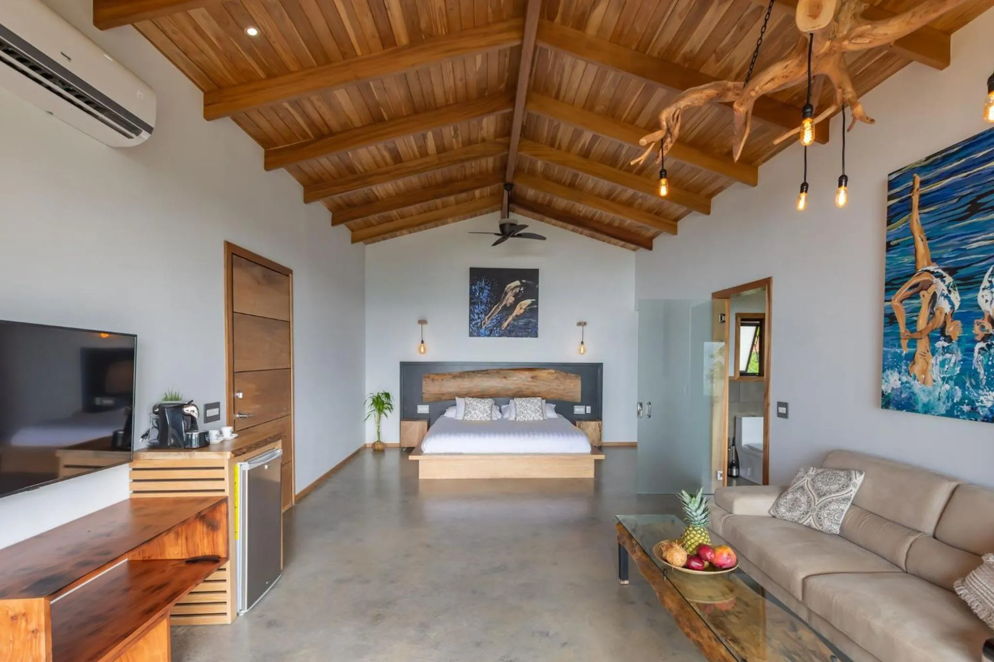 Living room, Bed in Vista del Alma Boutique - Adult Only