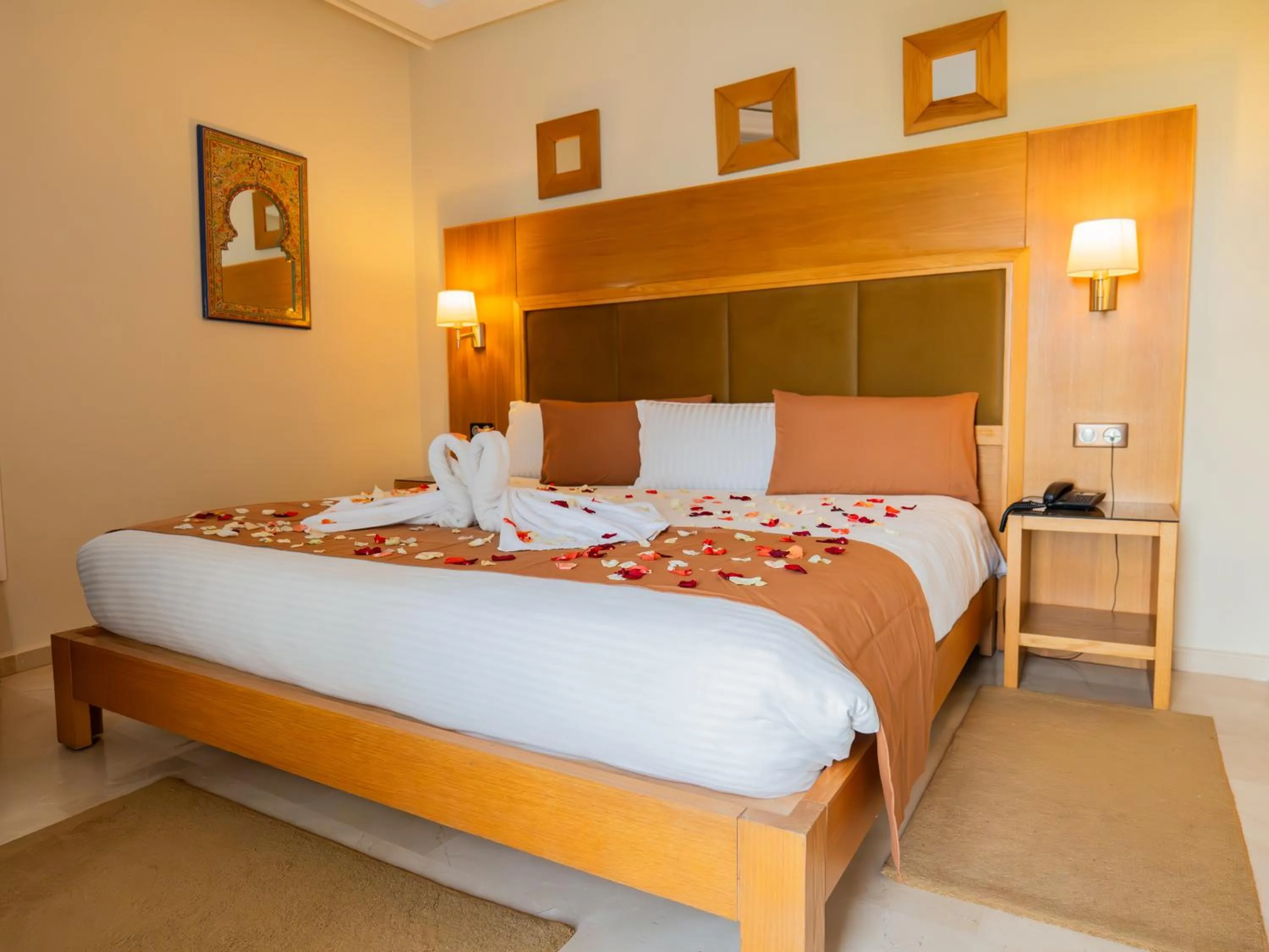 Bed in Hotel LA PALOMA