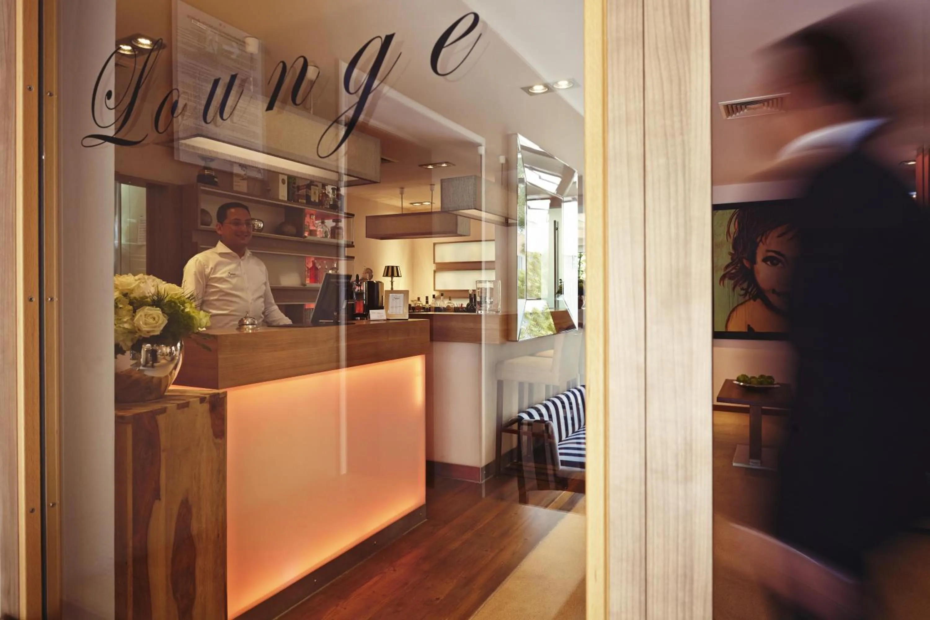 Lobby or reception in Hotel Bonjour