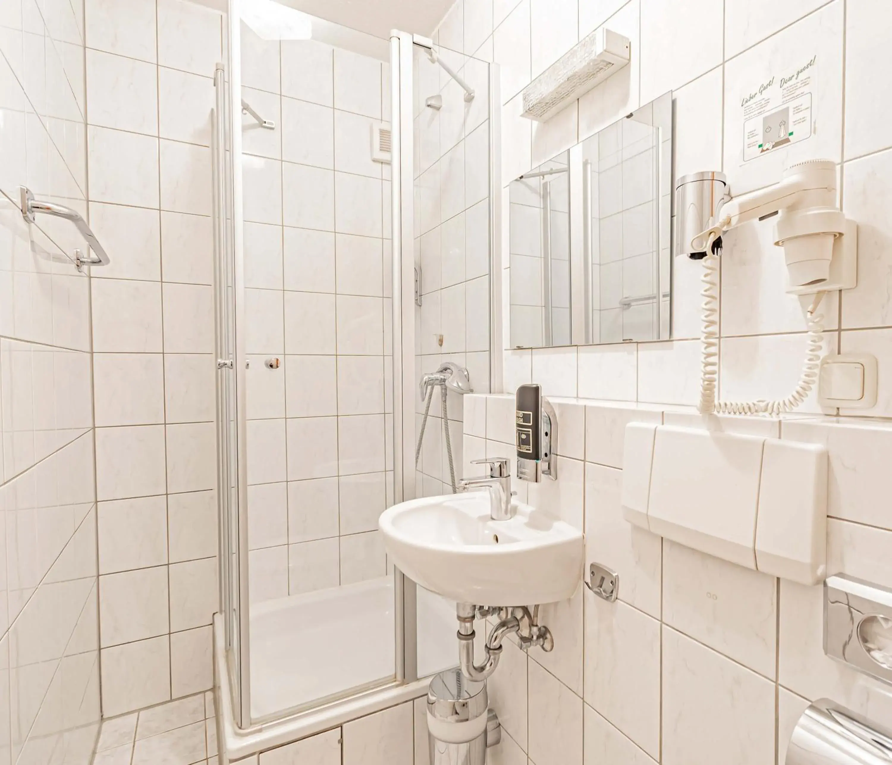 Bathroom in Hotel Tannenblick Bathroom in Hotel Tannenblick