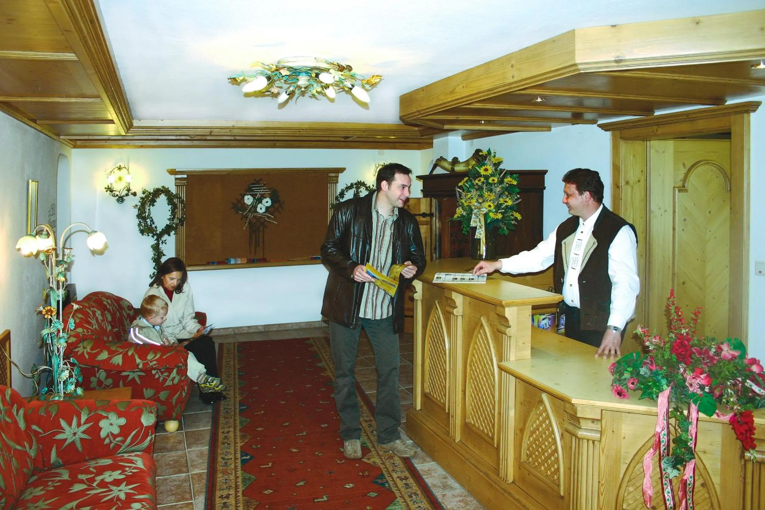 Lobby or reception in Hotel Hochland