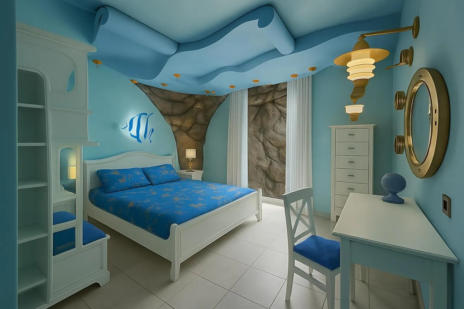 Bedroom, Bed in Hotel Darsena