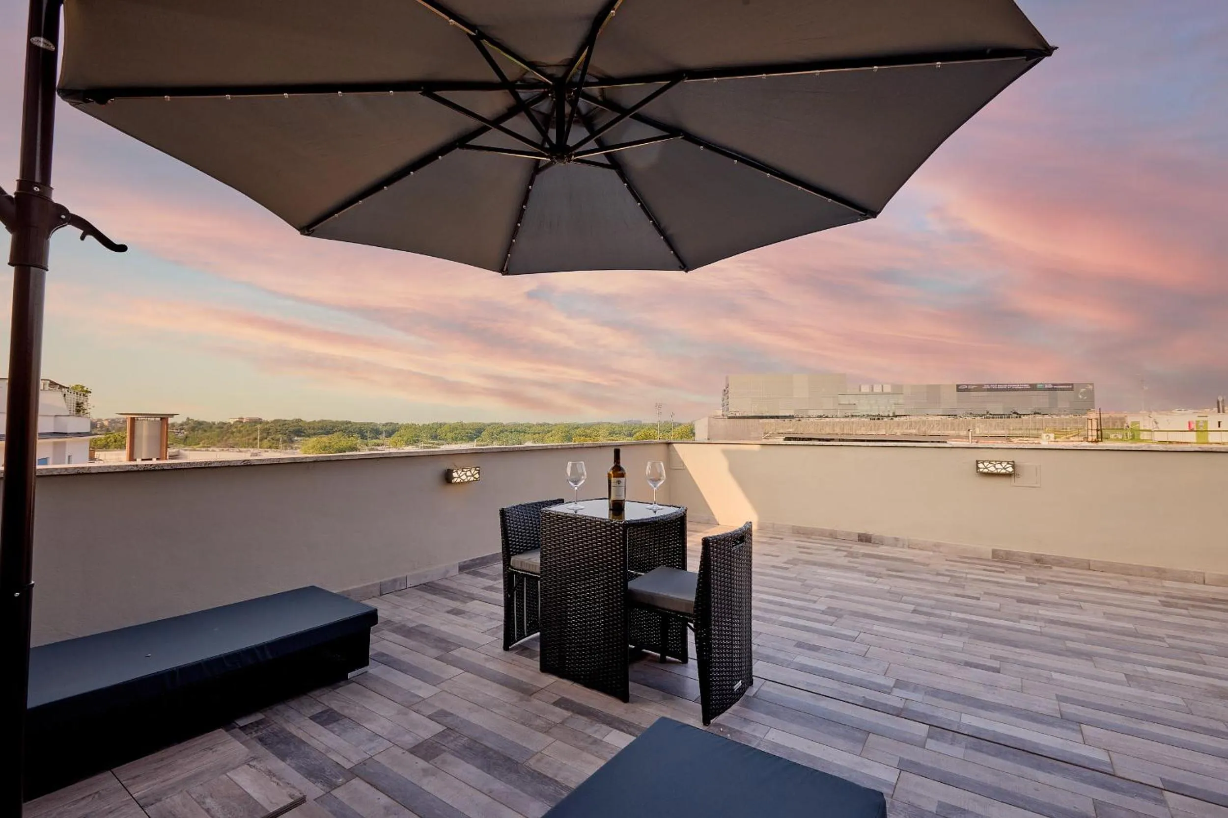 Bird's eye view in Relais Tiburtina