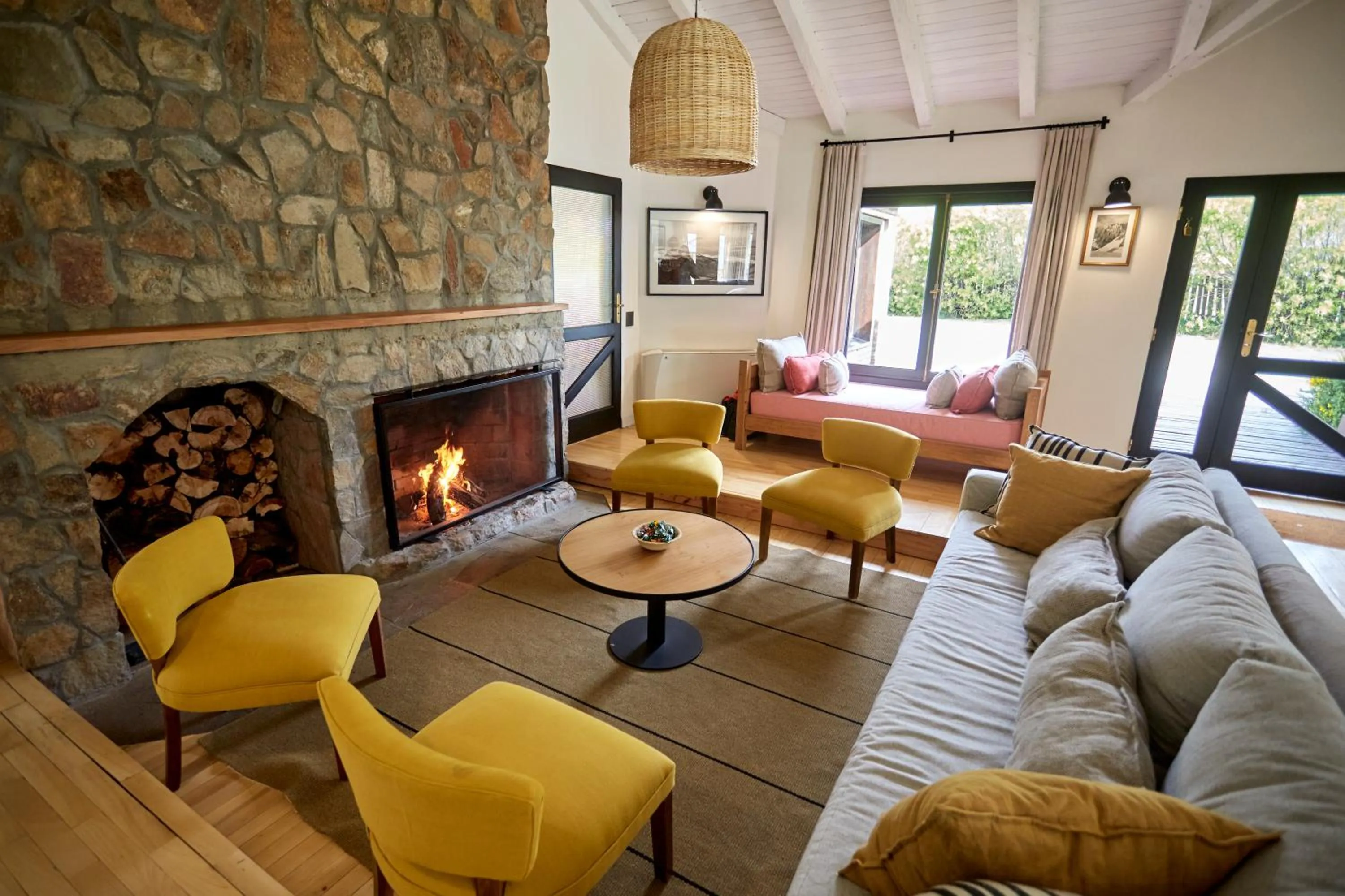 Living room in Hosteria El Puma