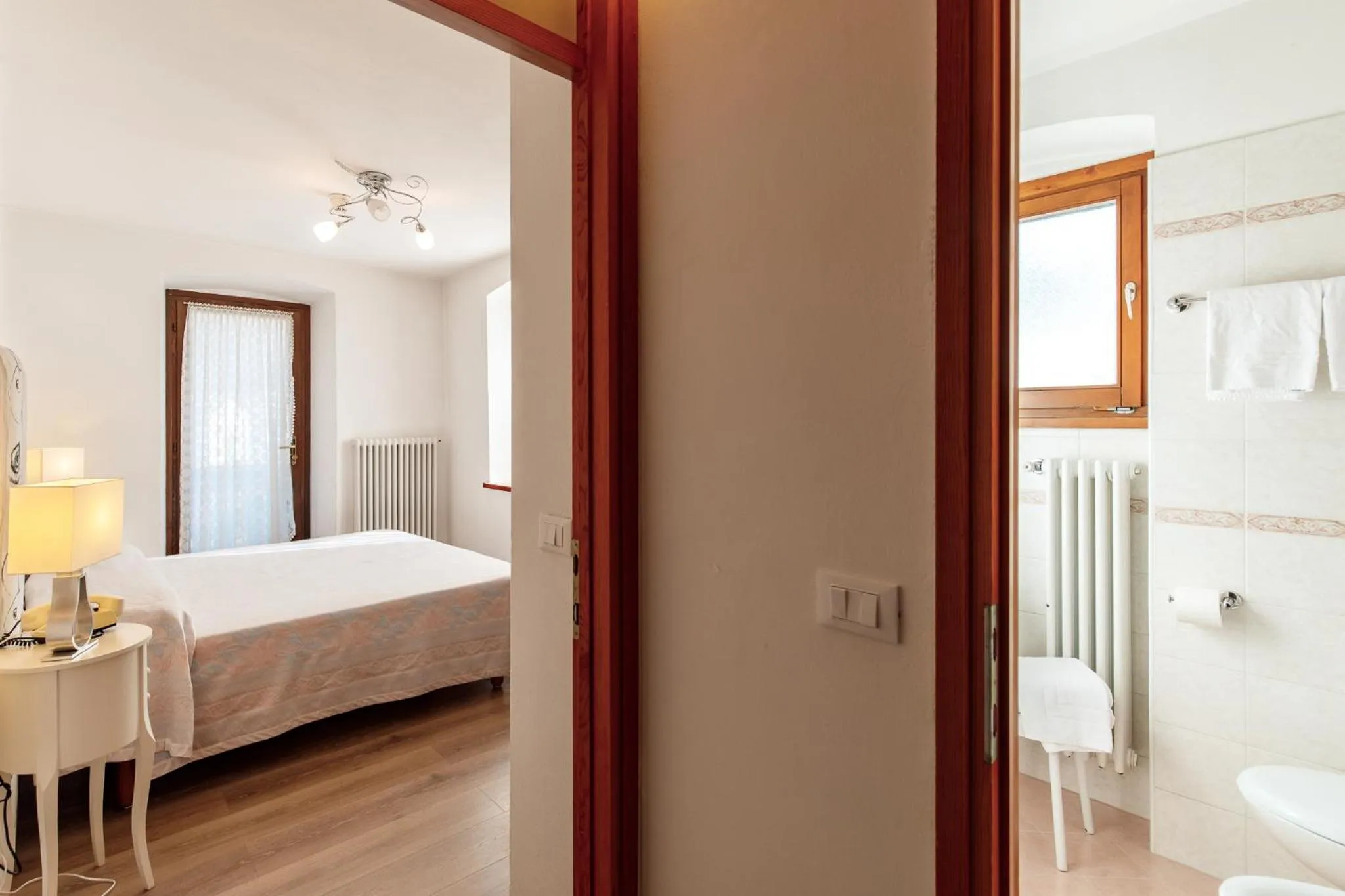 Bed in Albergo Belvedere