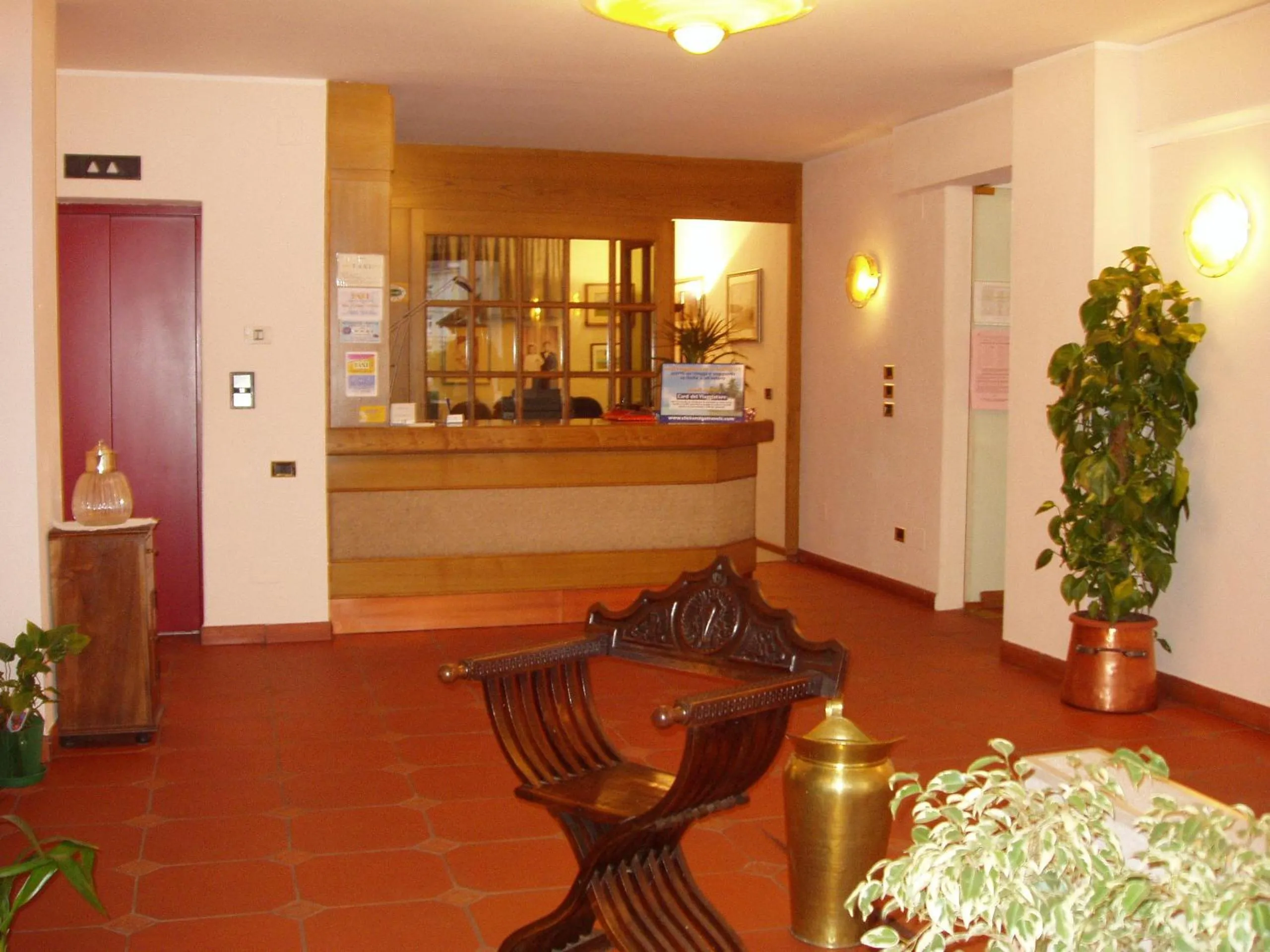 Lobby or reception in Albergo Belvedere