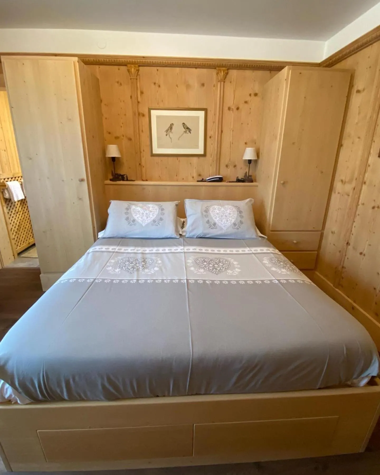 Bed in Hotel Villa Gaia