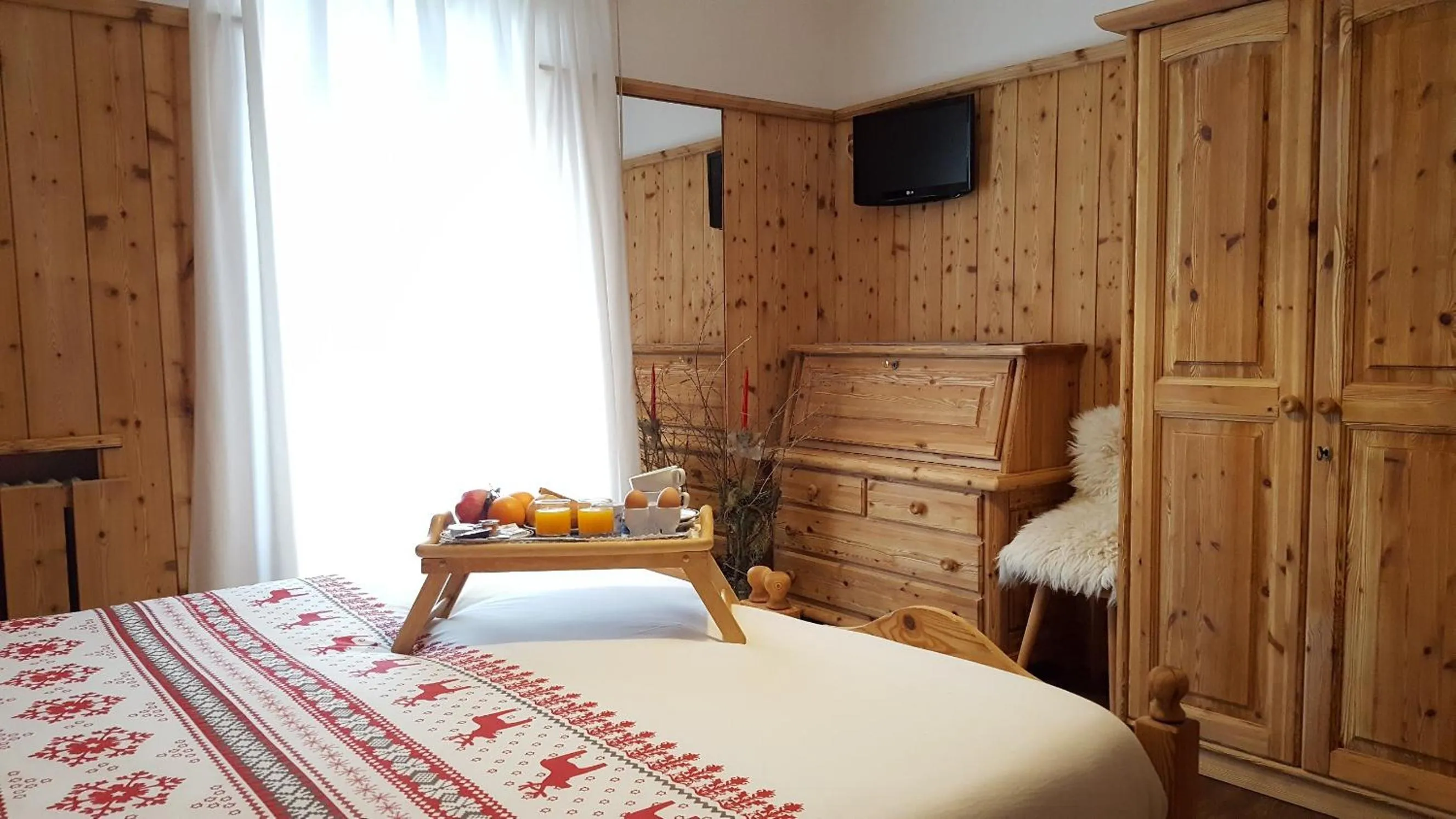 Bed in Hotel Villa Gaia