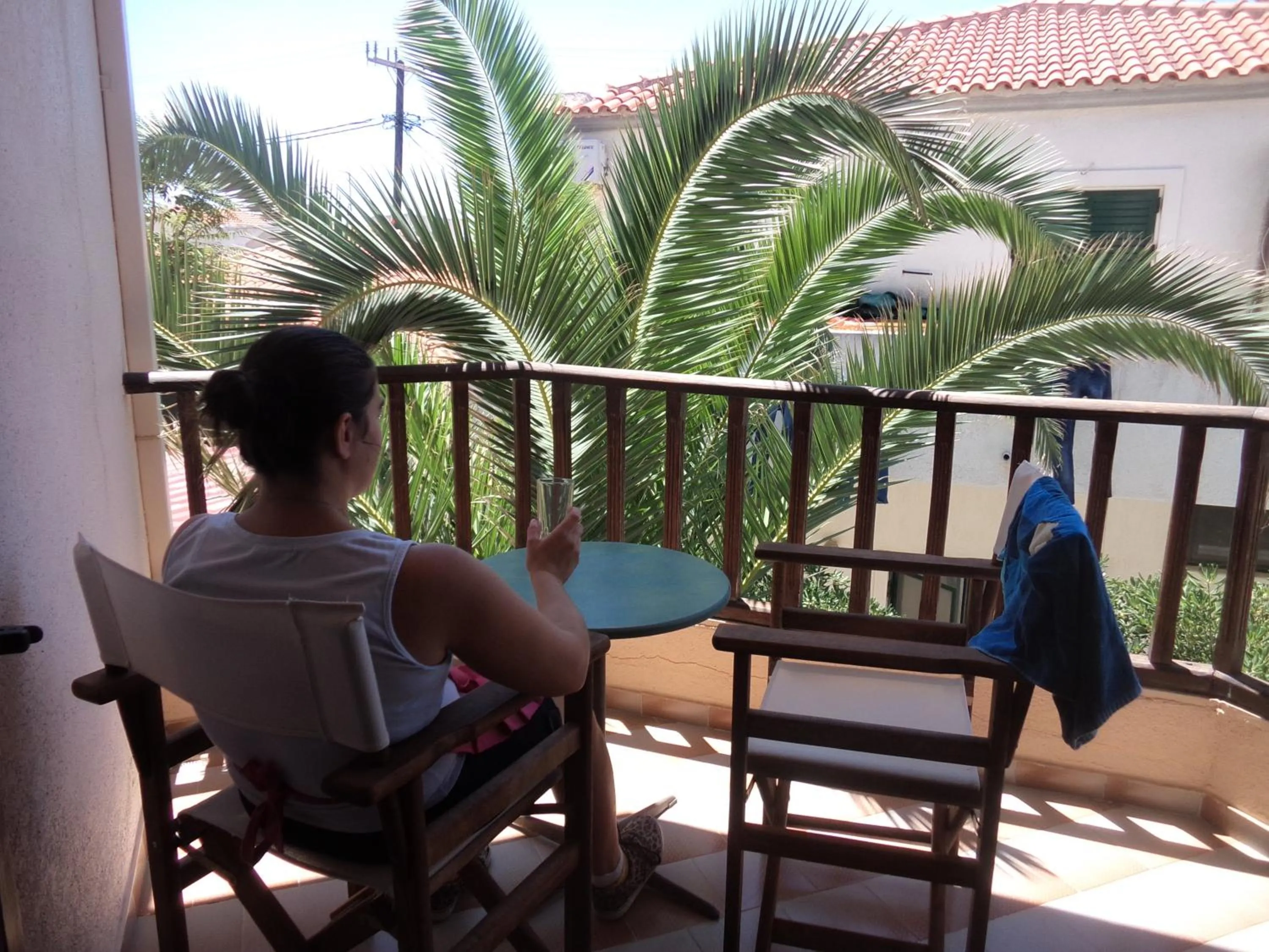 Balcony/Terrace in Galini Hotel