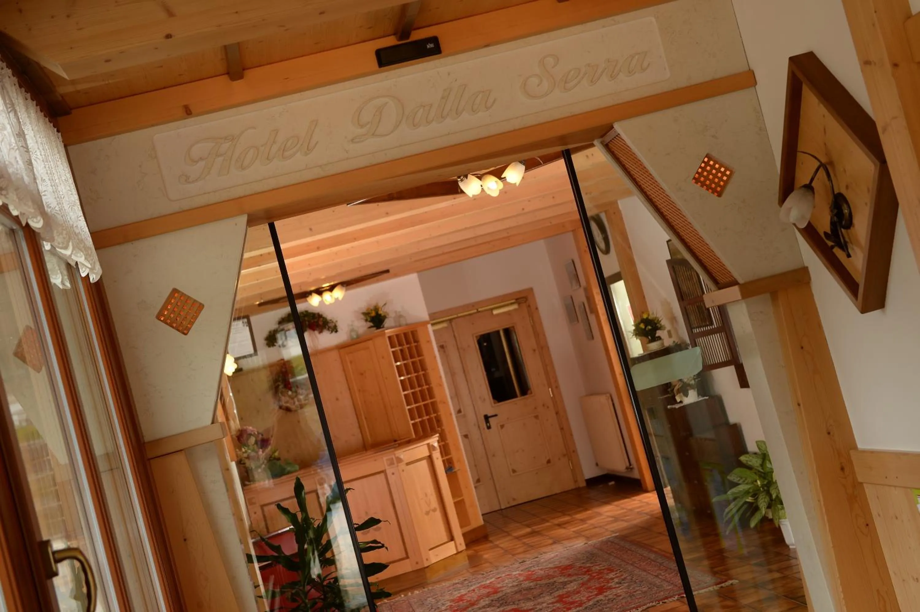 Lobby or reception in Hotel Dalla Serra