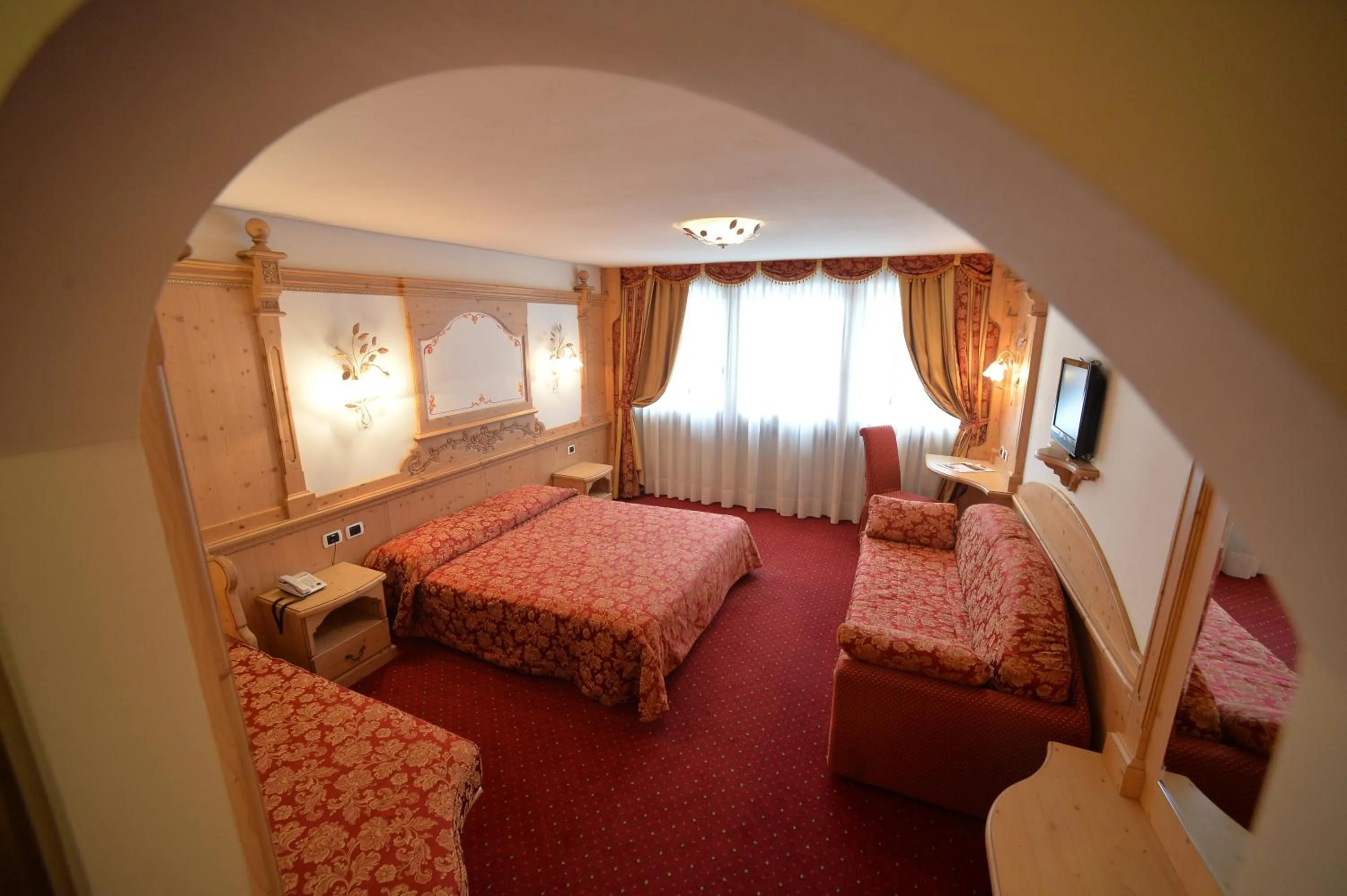 Bed in Hotel Dalla Serra