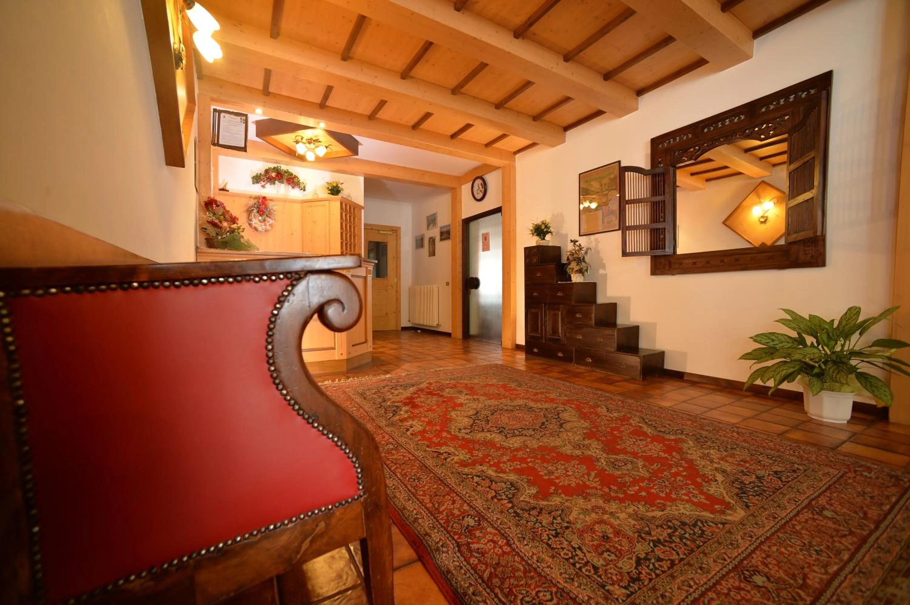 Decorative detail in Hotel Dalla Serra