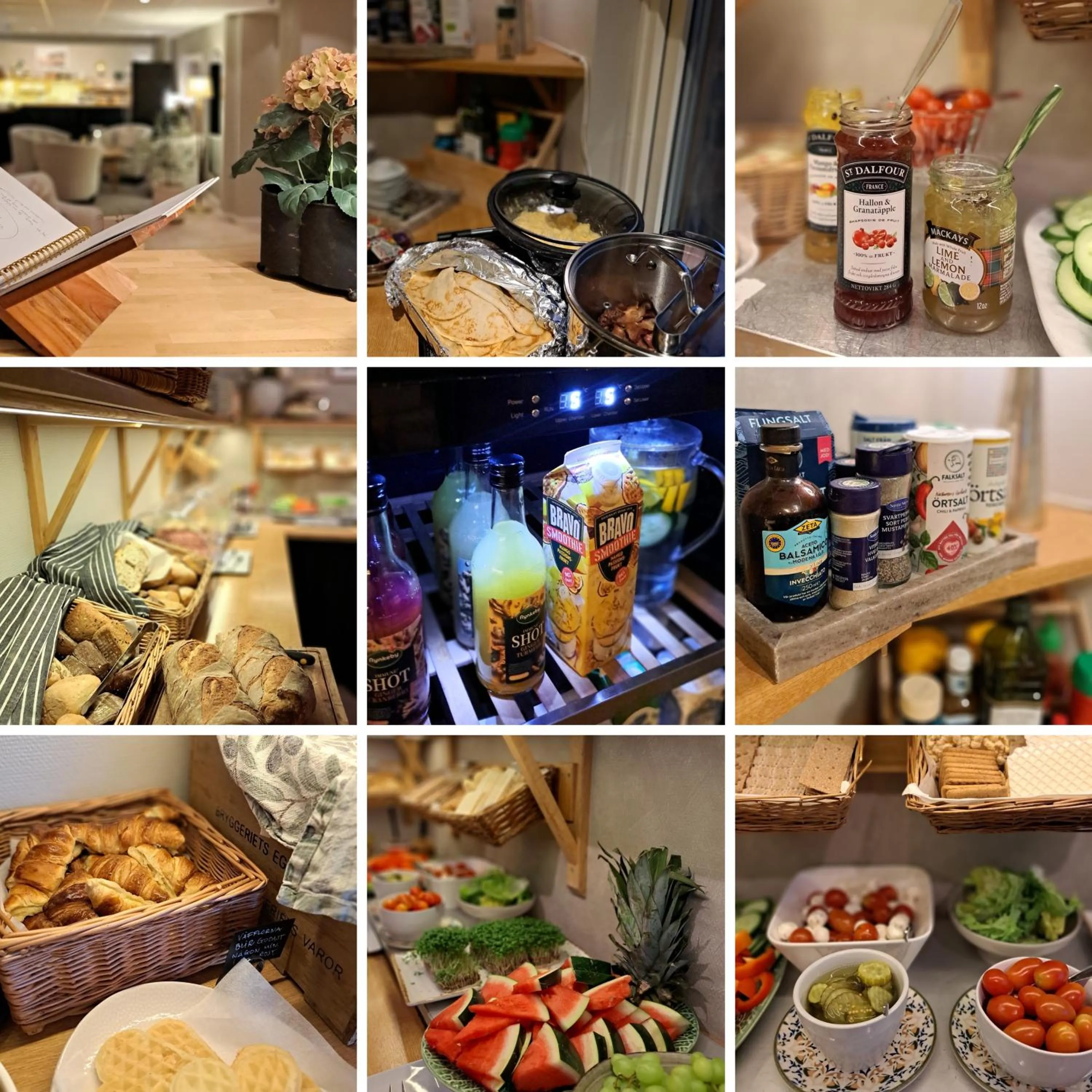 Food and drinks in Hotell Rådhuset