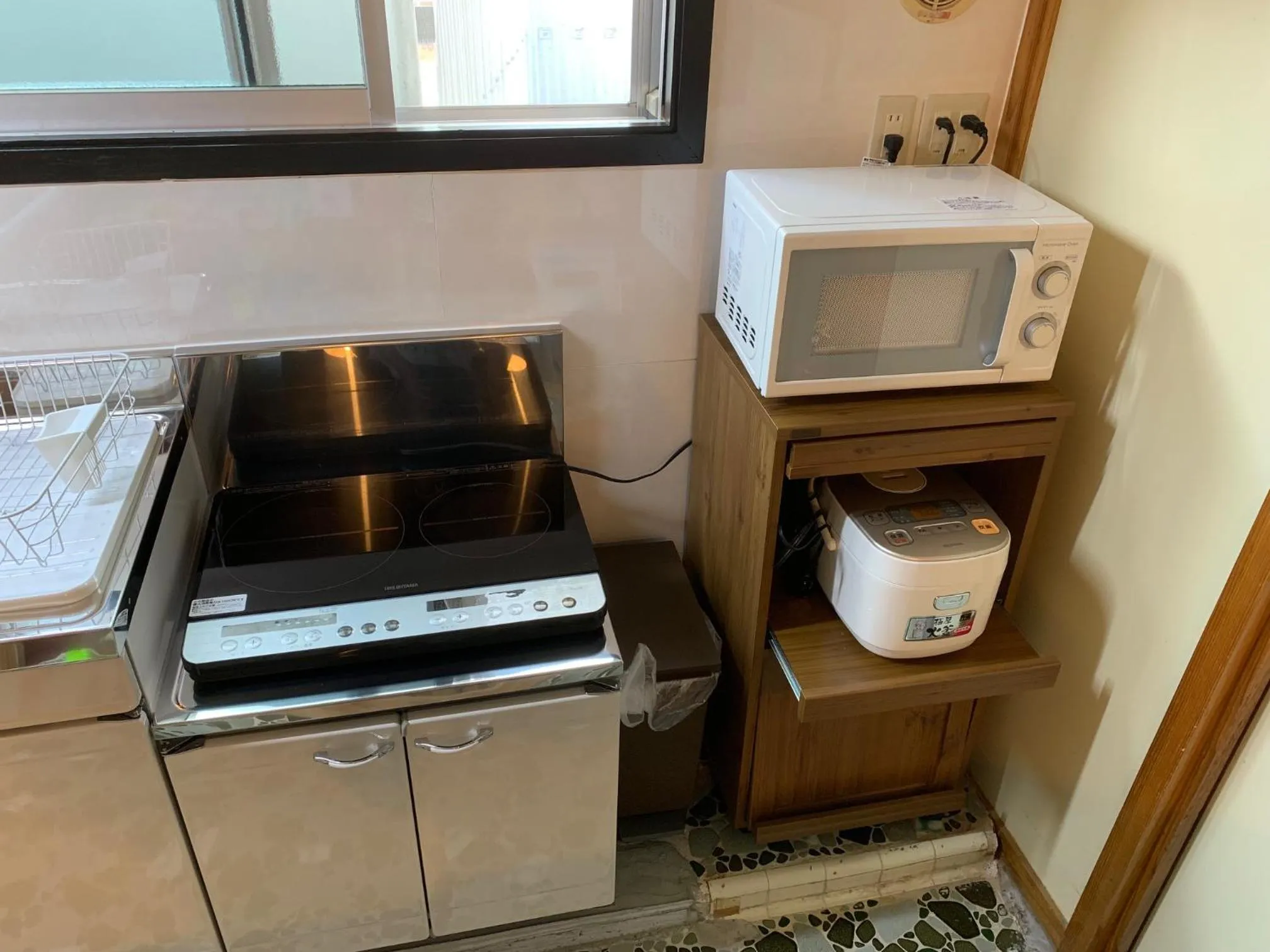 Kitchen or kitchenette in Condominium WAFU TEI Okinawa city