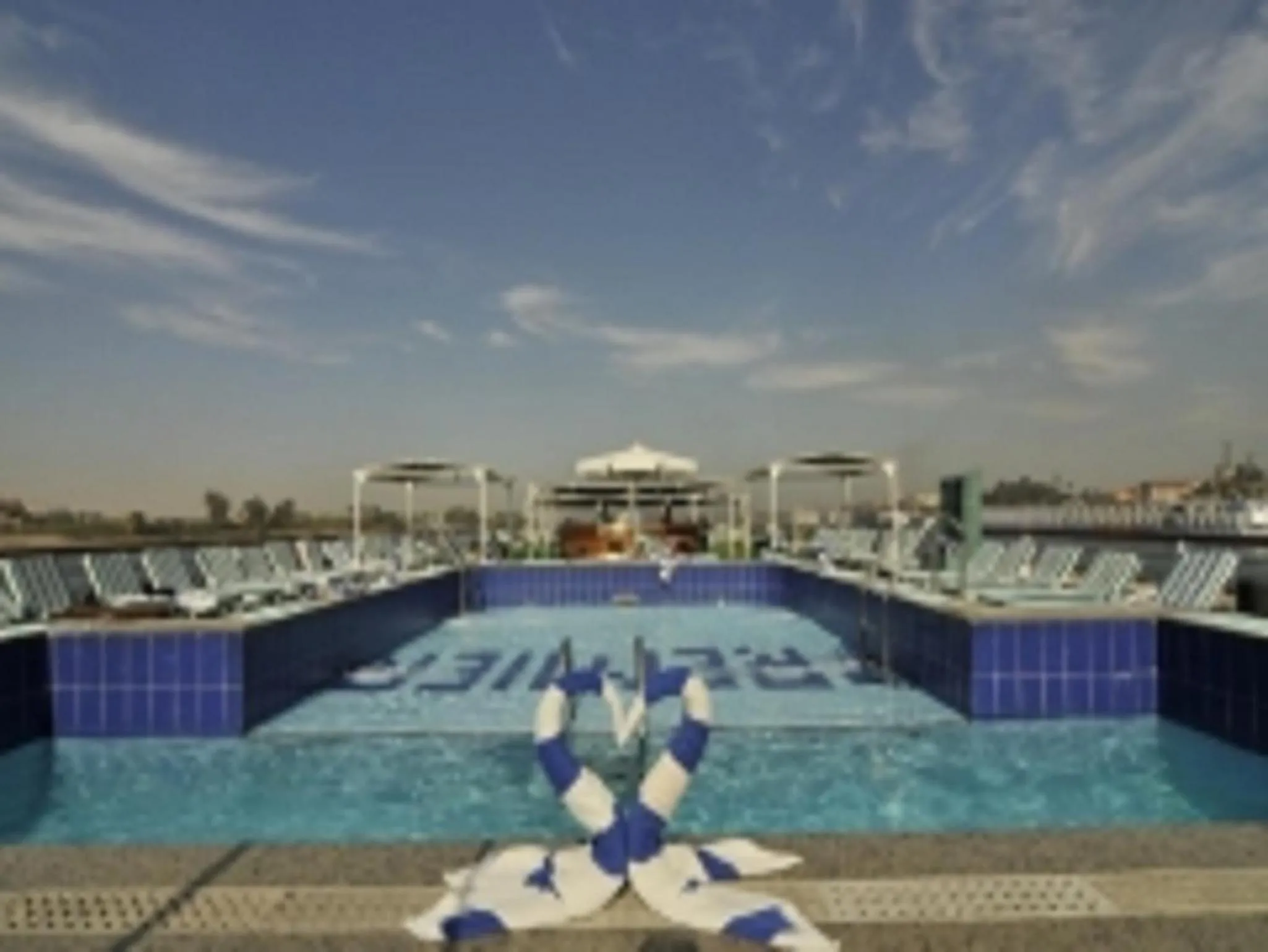 Pool view in Nile Cruises 5 Stars From From Aswan 03 Nights -From Luxor 04 Nights