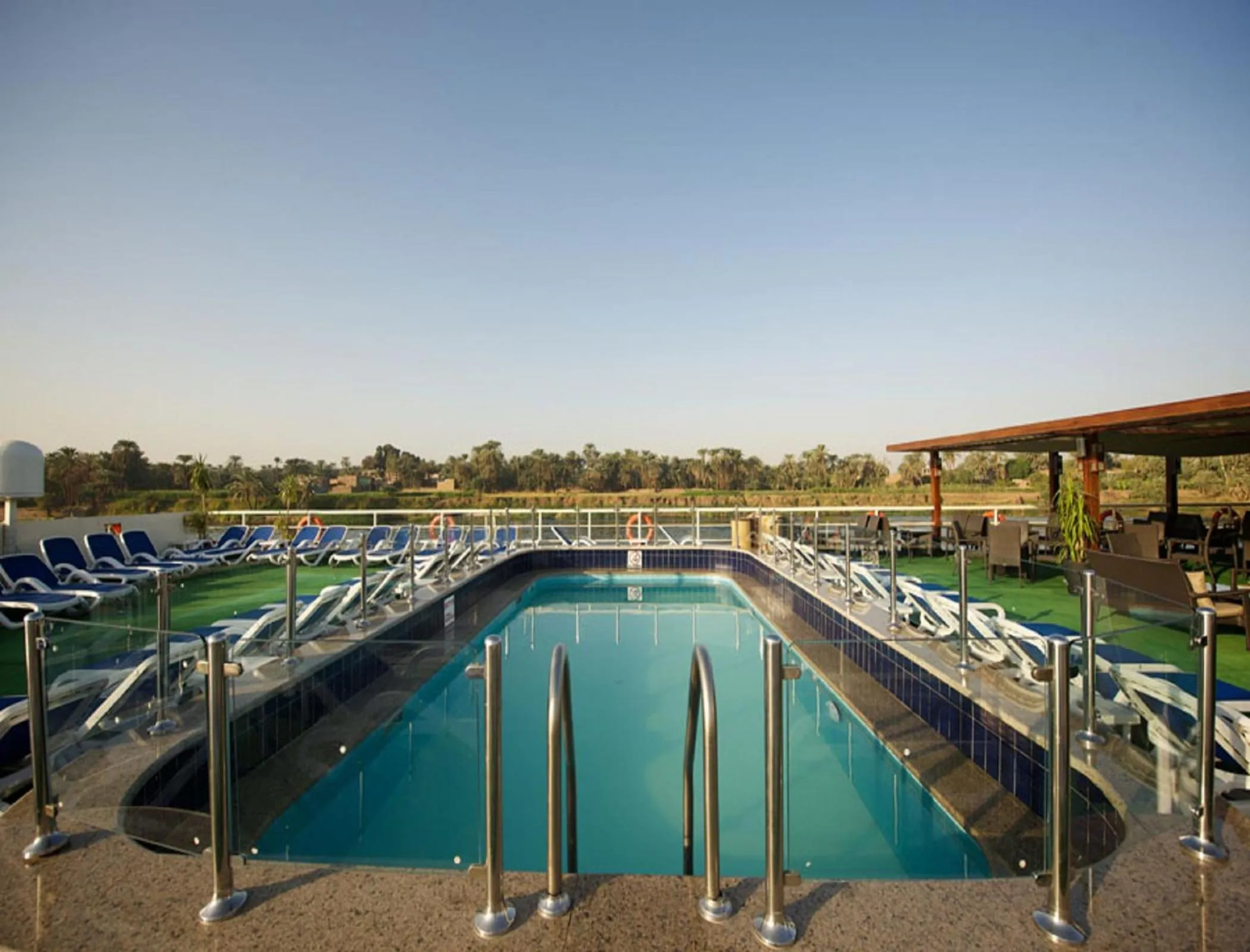 Swimming pool in Nile Cruises 5 Stars From From Aswan 03 Nights -From Luxor 04 Nights