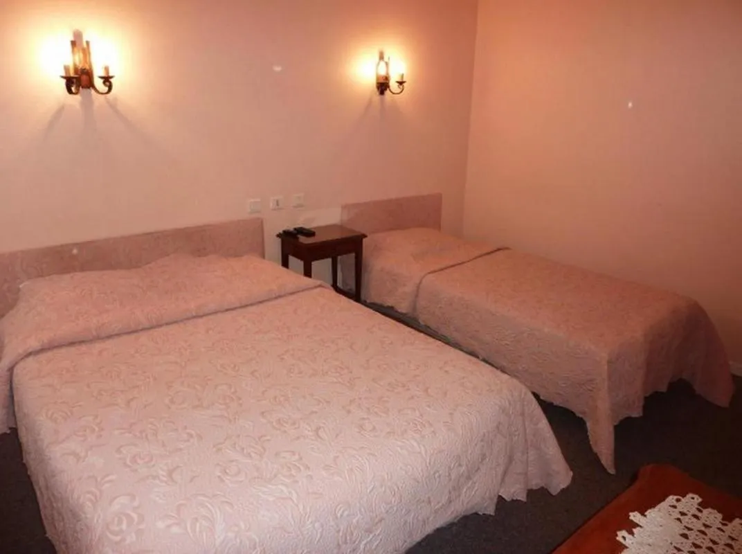 Bed in Hôtel Restaurant du Pont-Vieux