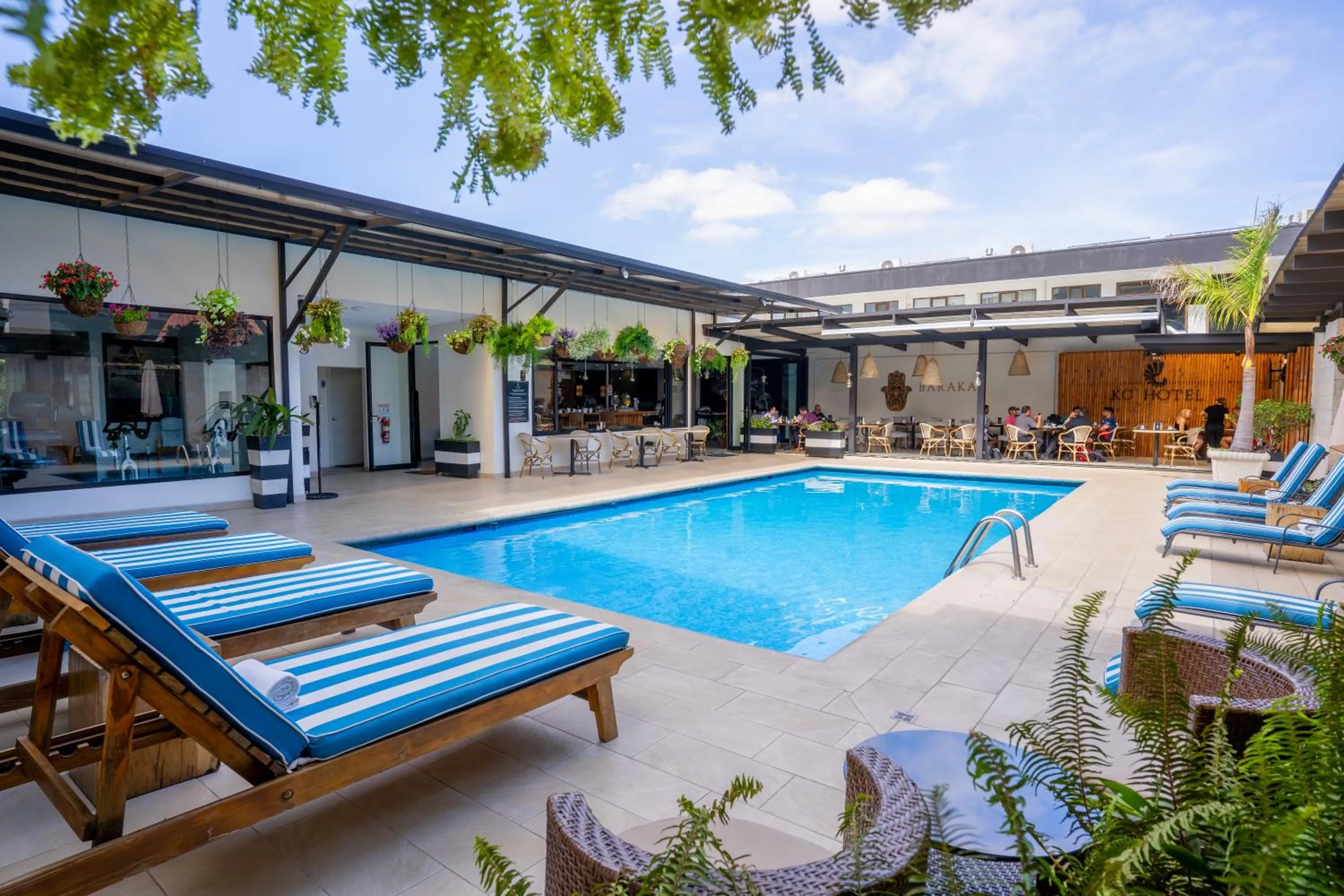 Pool view in KC Hotel San Jose