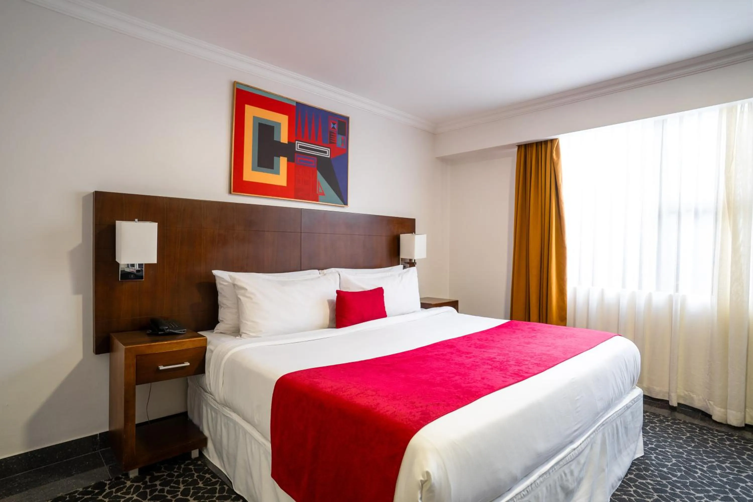 Photo of the whole room, Bed in KC Hotel San Jose