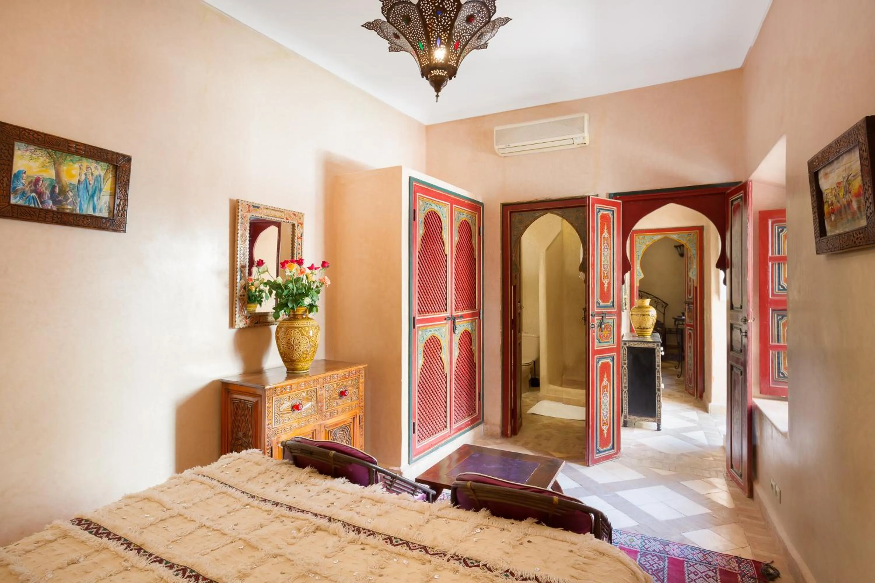 Bed in Riad Julia