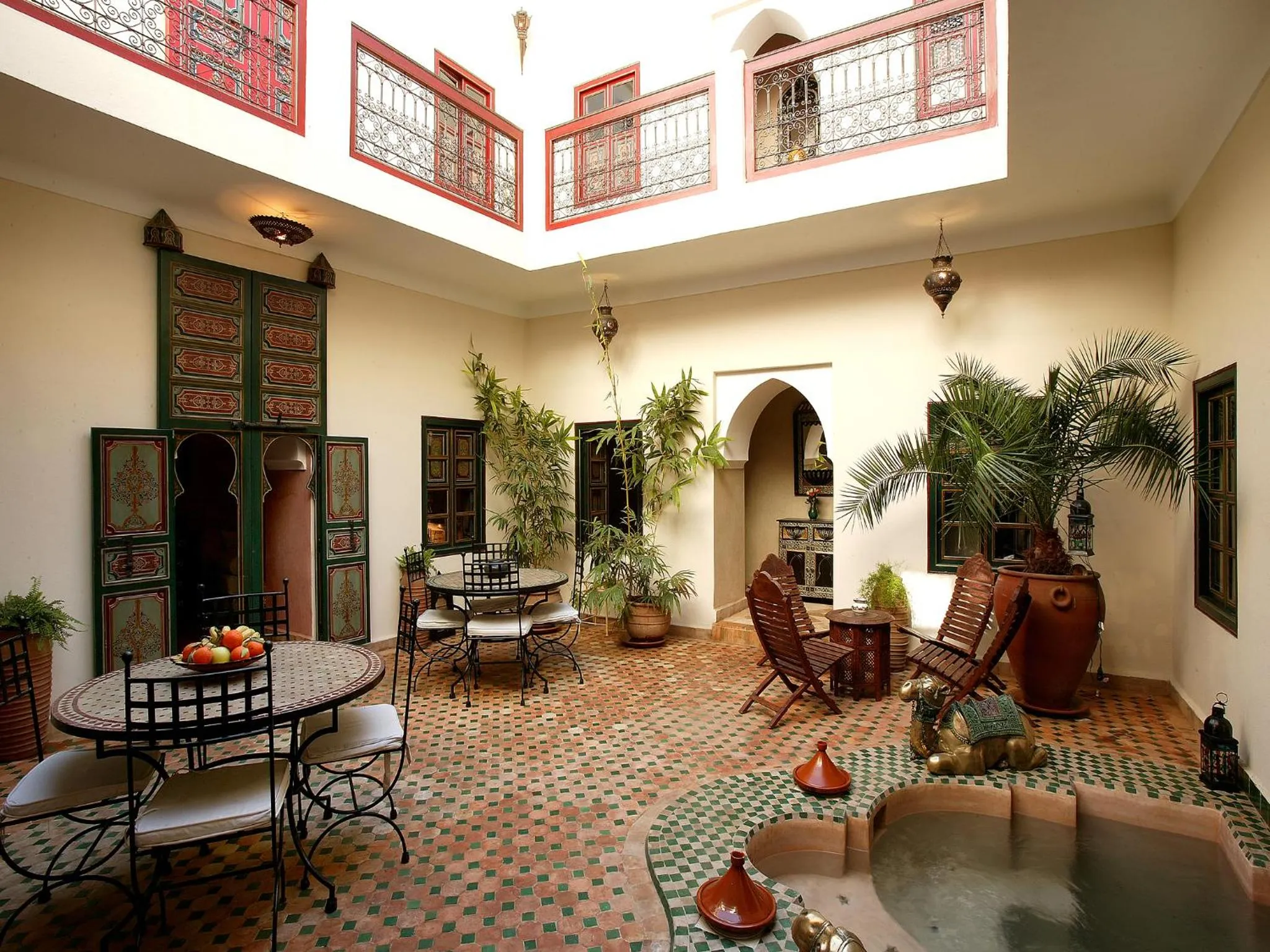 Patio in Riad Julia