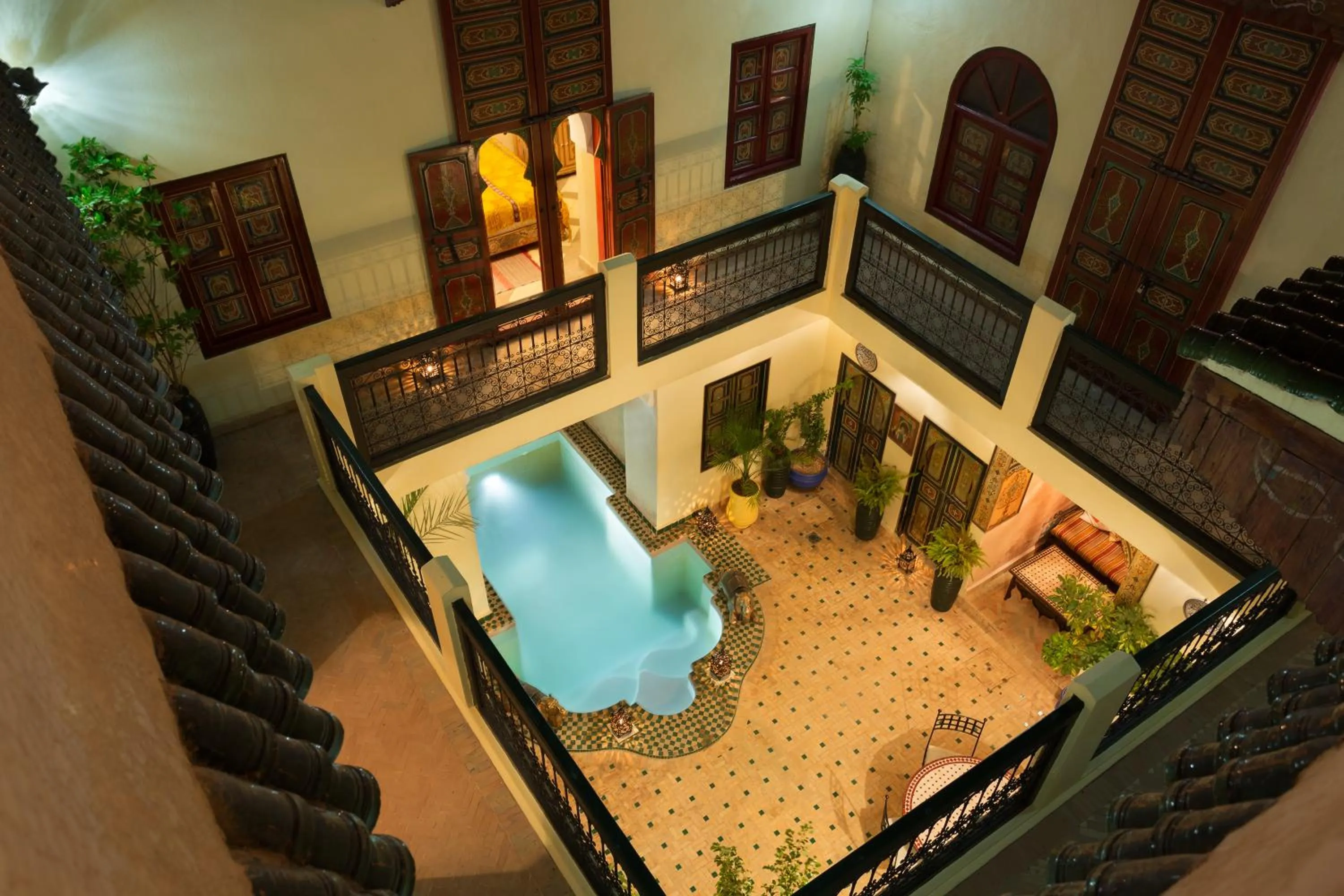 Pool view in Riad Julia