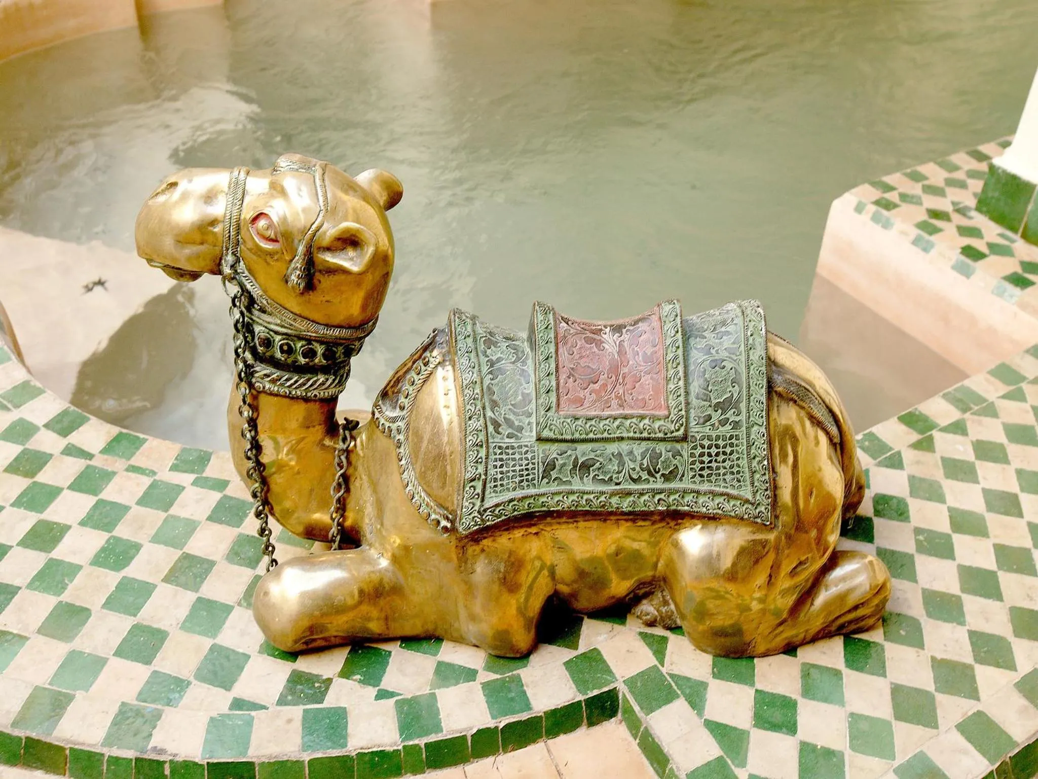 Decorative detail in Riad Julia