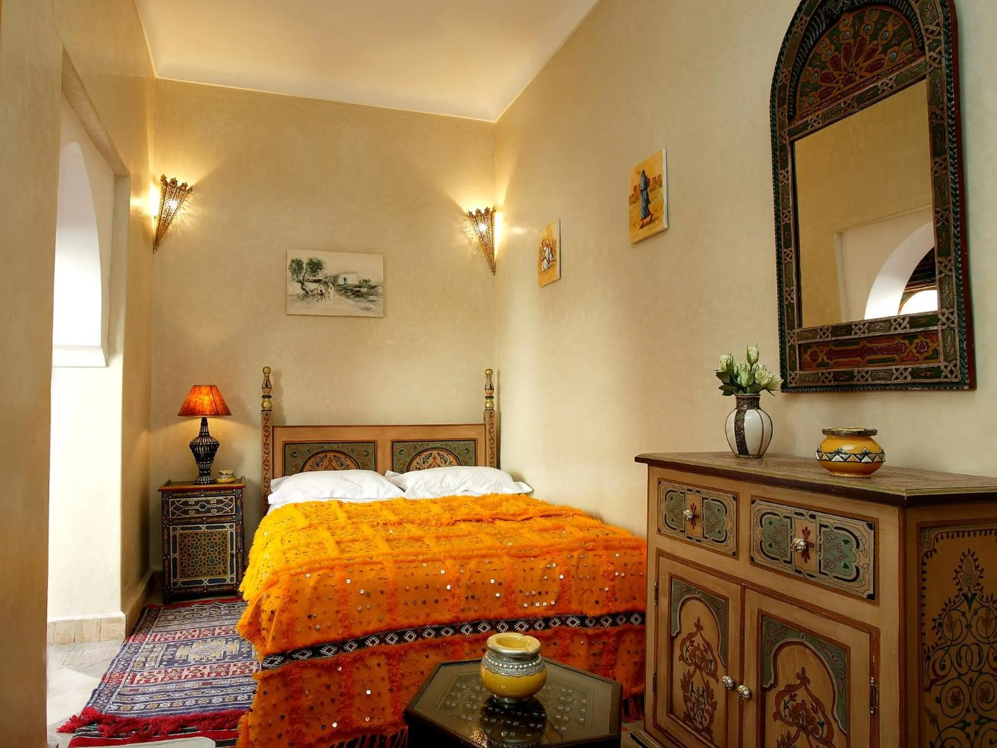 Bedroom, Bed in Riad Julia