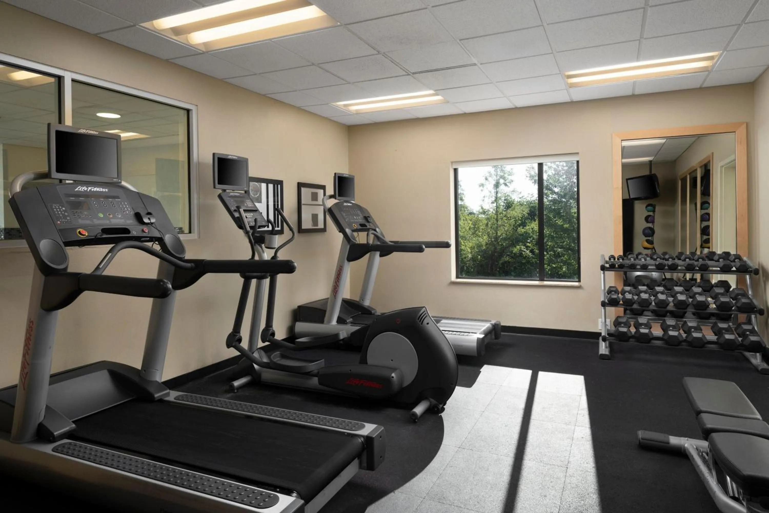 Fitness centre/facilities in TownePlace Suites Ann Arbor