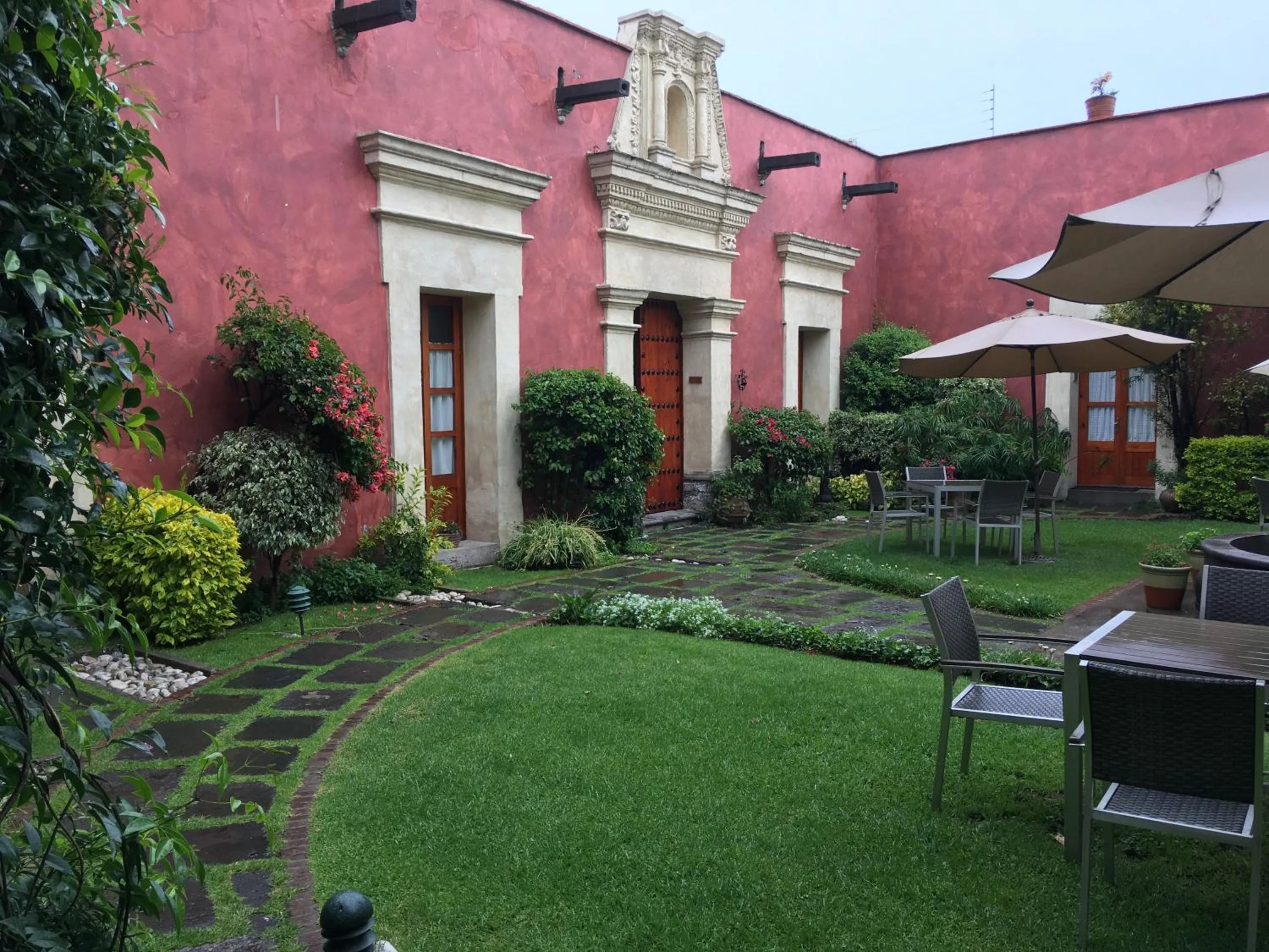 Garden view in Quinta Luna