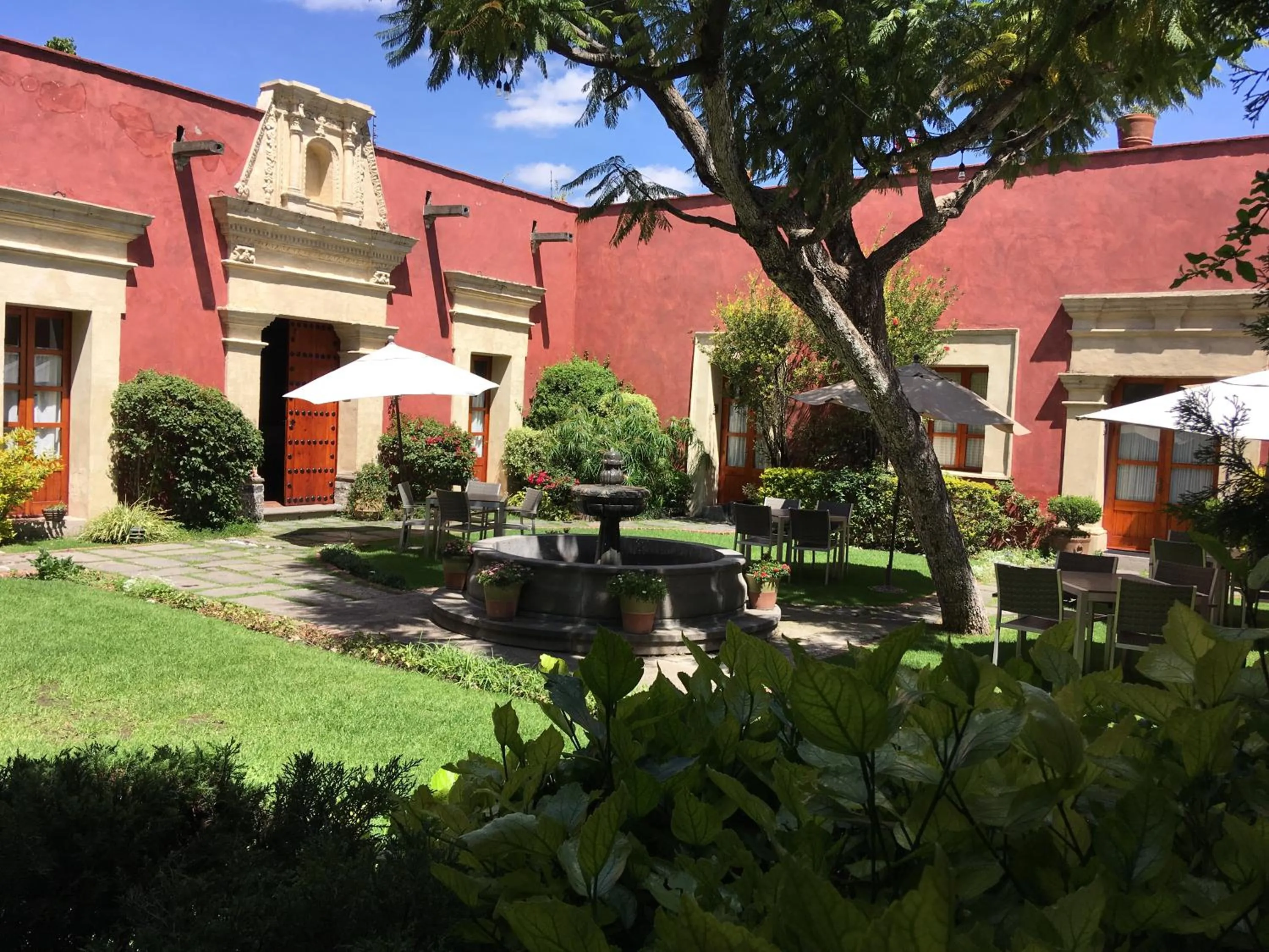 Garden view in Quinta Luna